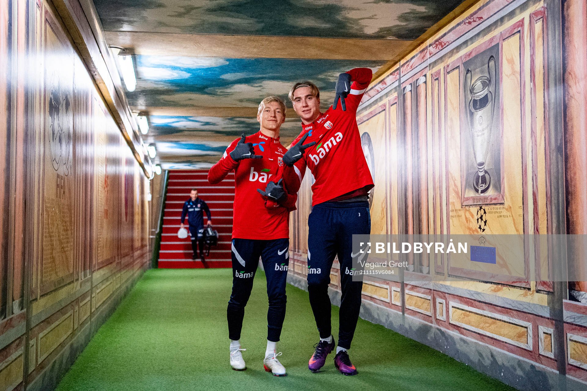 Birger Meling and Kristian Thorstvedt of the Norwegian