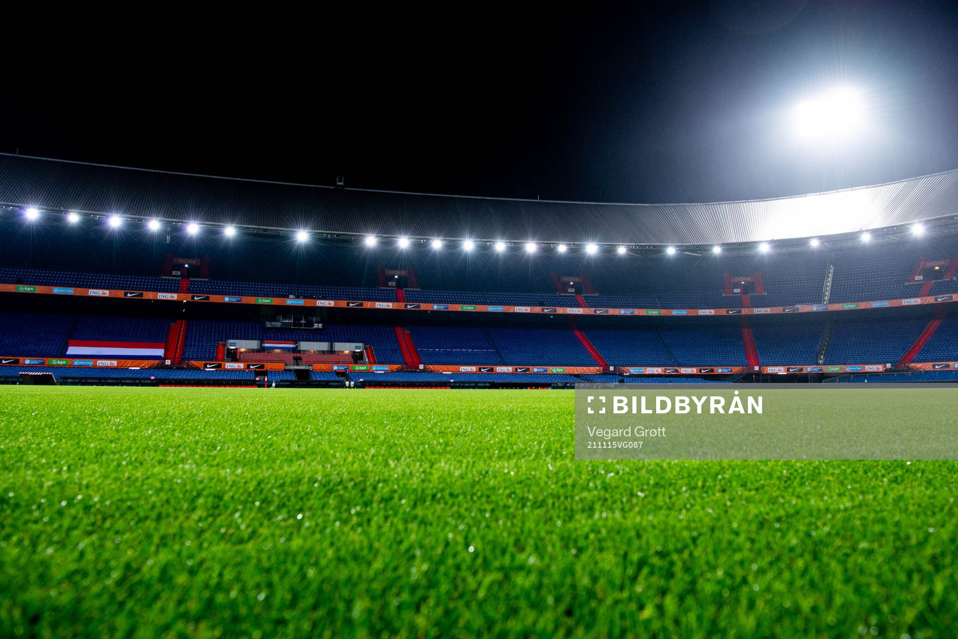 General interior view of Stadion Feijenoord