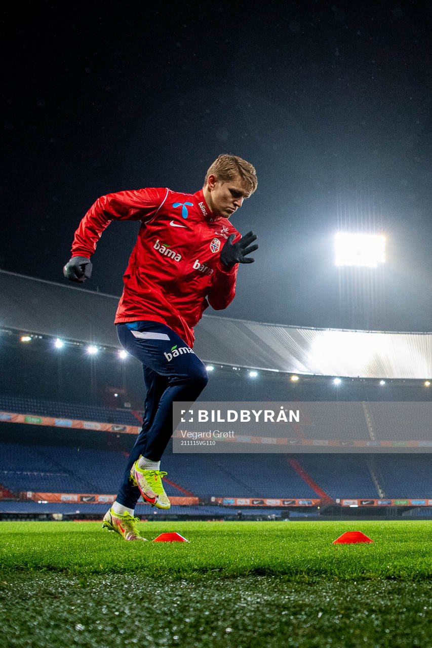 Martin Ødegaard of the Norwegian national football team