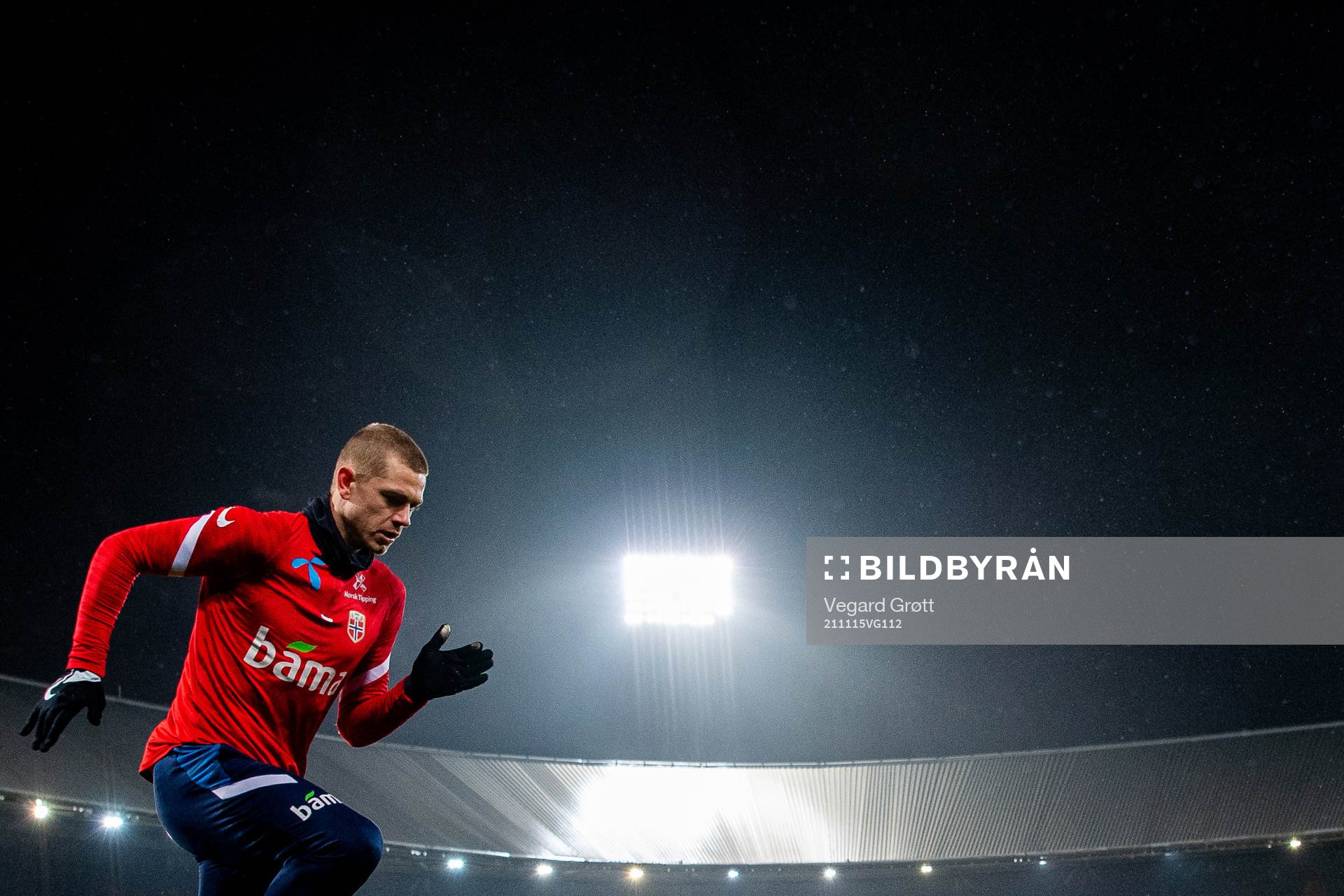 Julian Ryerson of the Norwegian national football team