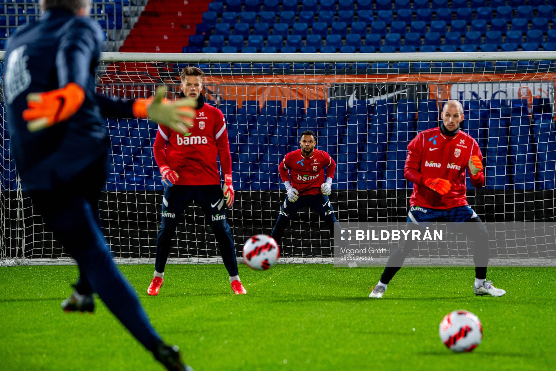 Goalkeepers Ørjan Håskjold Nyland, Sten Grytebust and