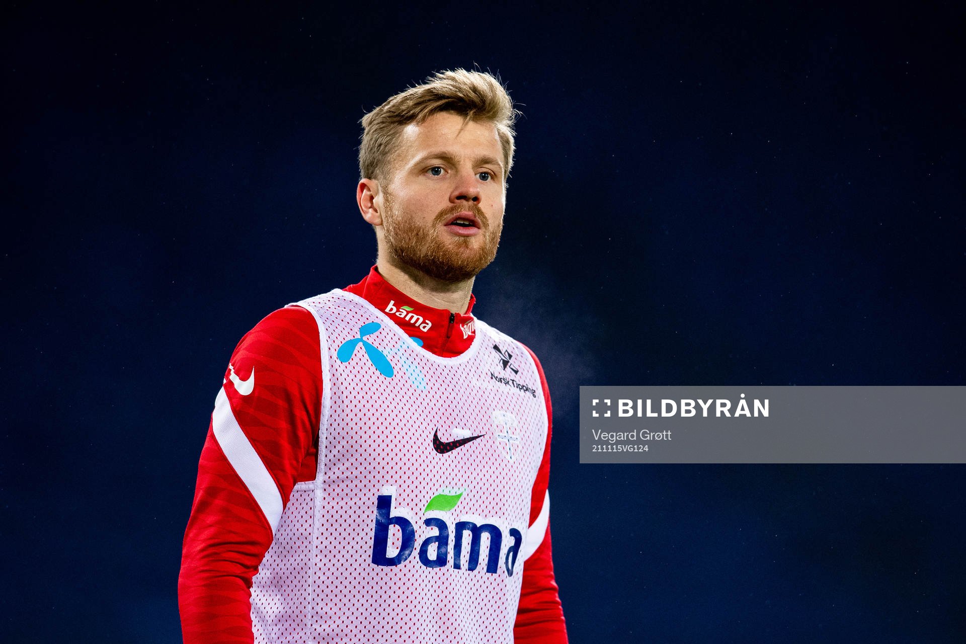 Fredrik Midtsjø of the Norwegian national football team