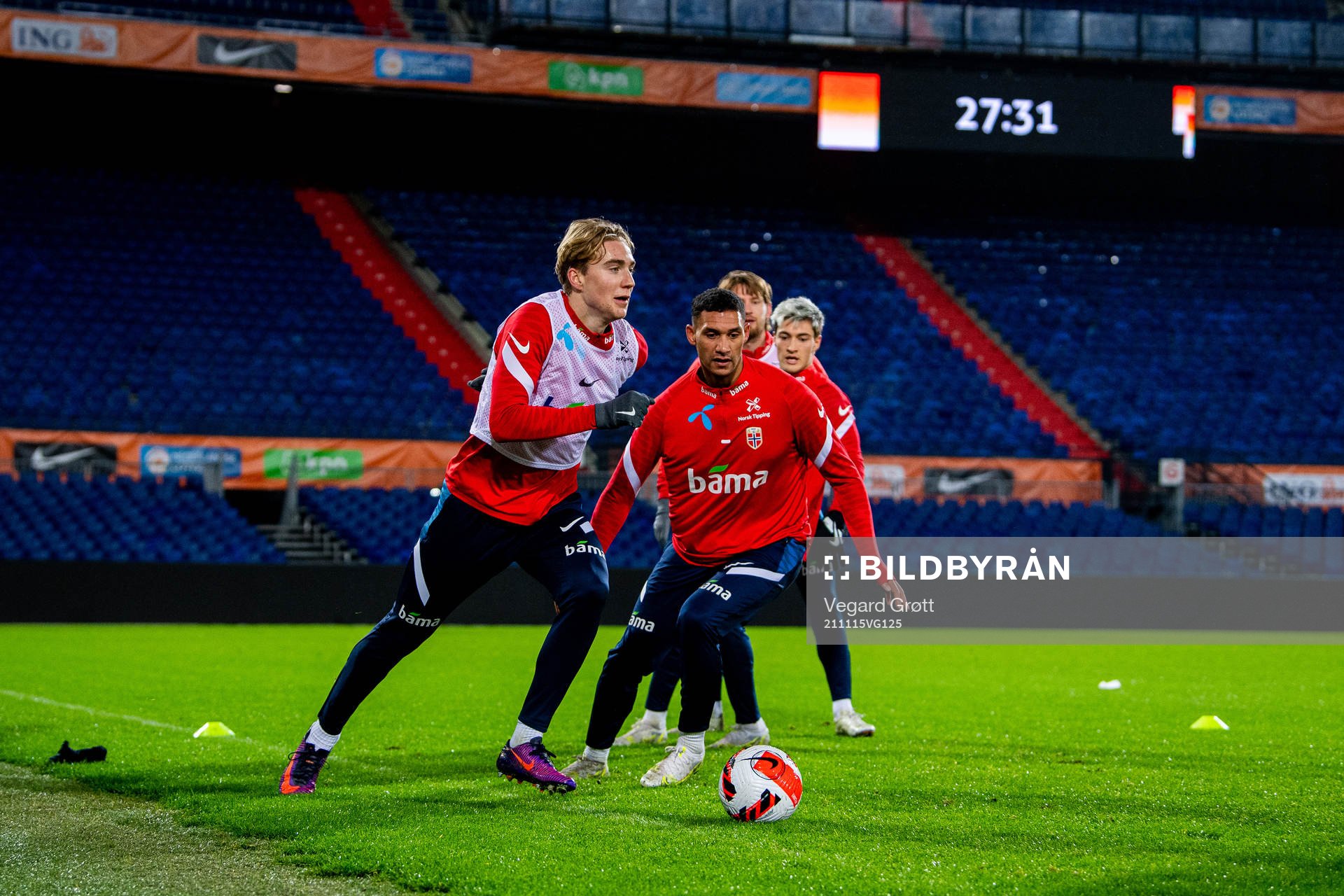 Kristian Thorstvedt and Ruben Gabrielsen of the Norwegian