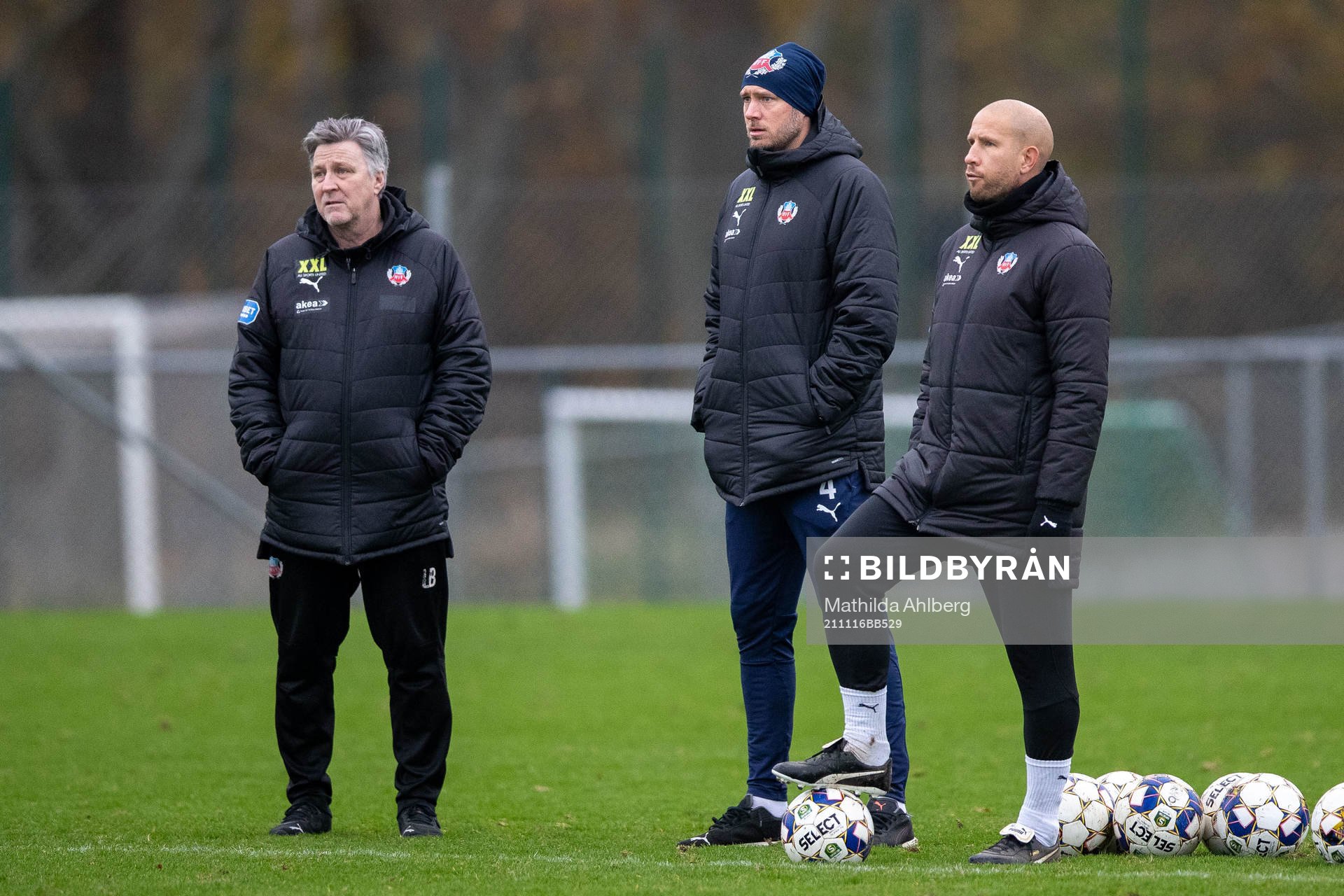Materialförvaltare Lino Boriero, sportchef Andreas