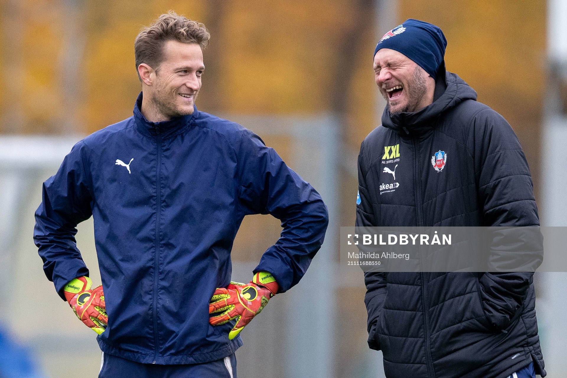 Målvakt Anders Lindegaard och sportchef Andreas Granqvist