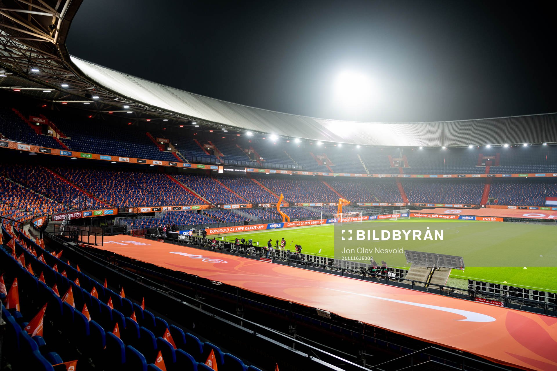 General interior view of Stadion Feijenoord