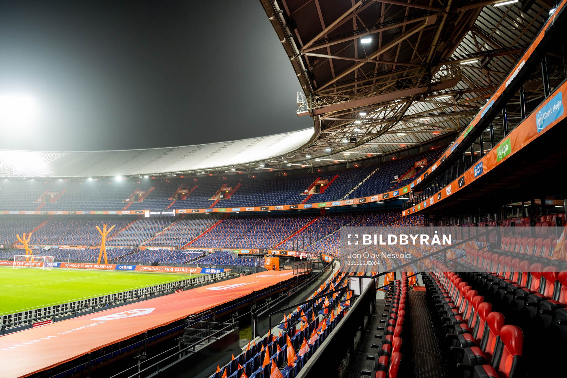General interior view of Stadion Feijenoord