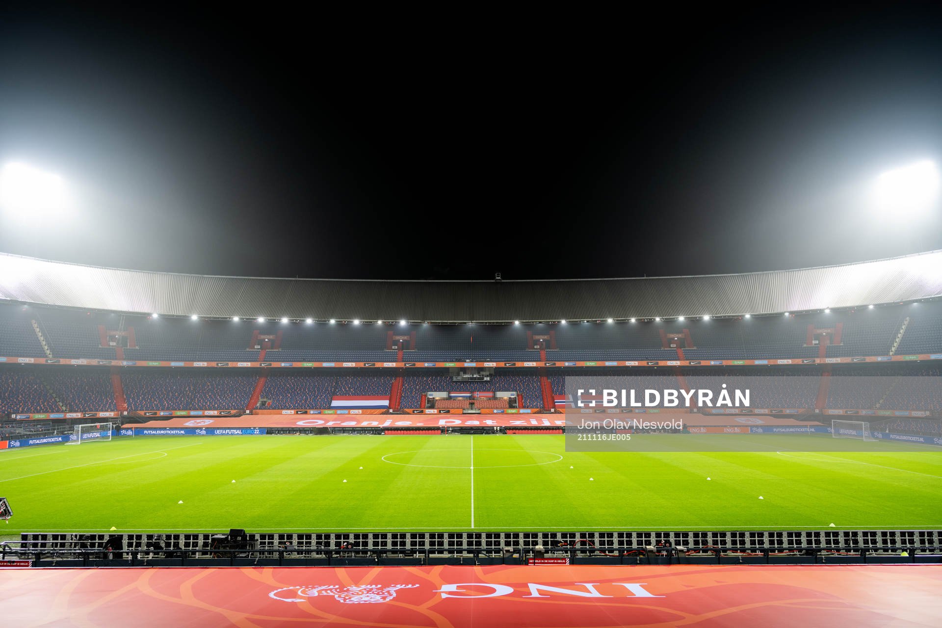 General interior view of Stadion Feijenoord