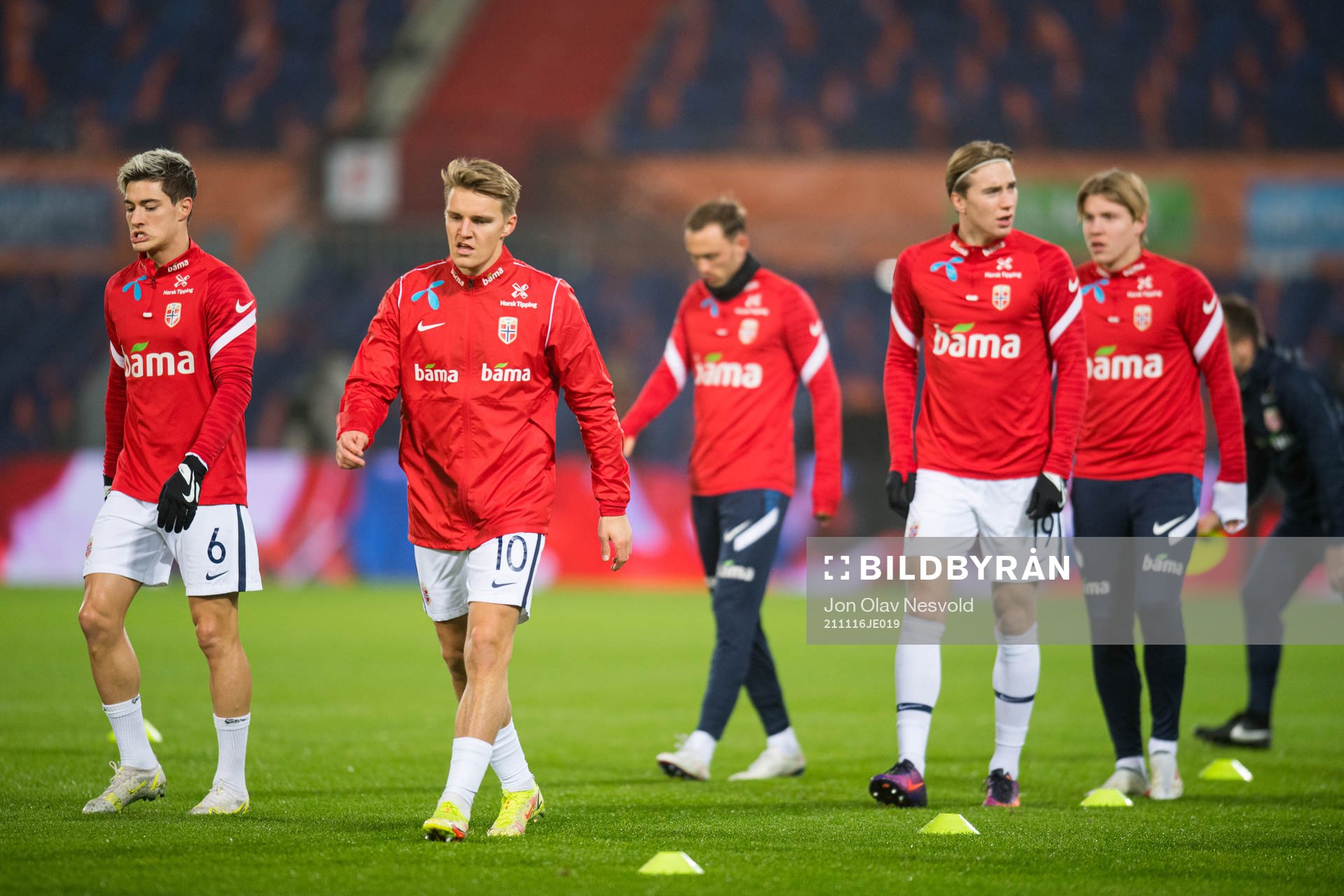 Mathias Normann, Martin Ødegaard and Kristian Thorstvedt