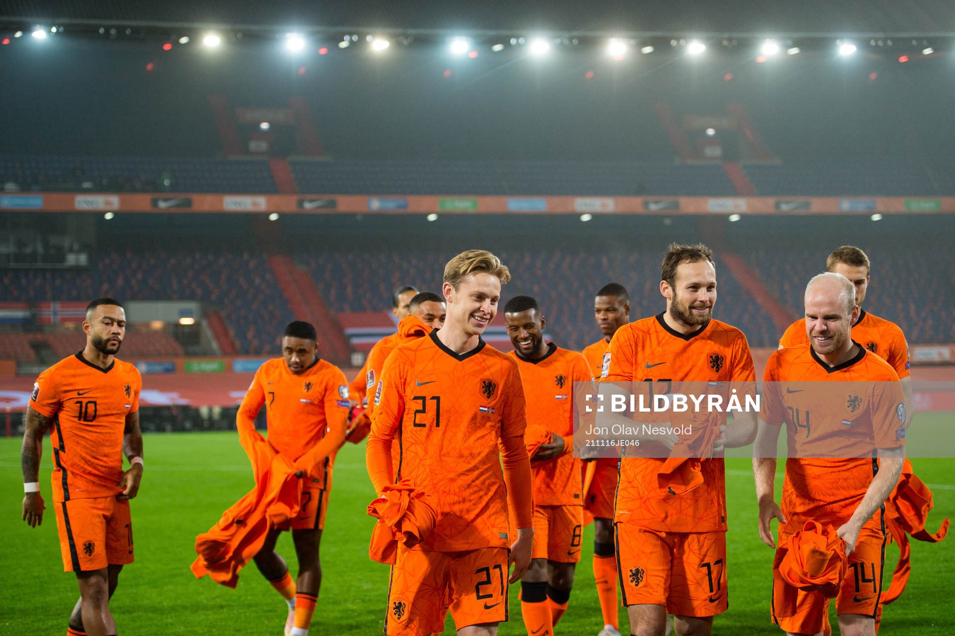 Frenkie de Jong, Daley Blind annd Davy Klaassen of
