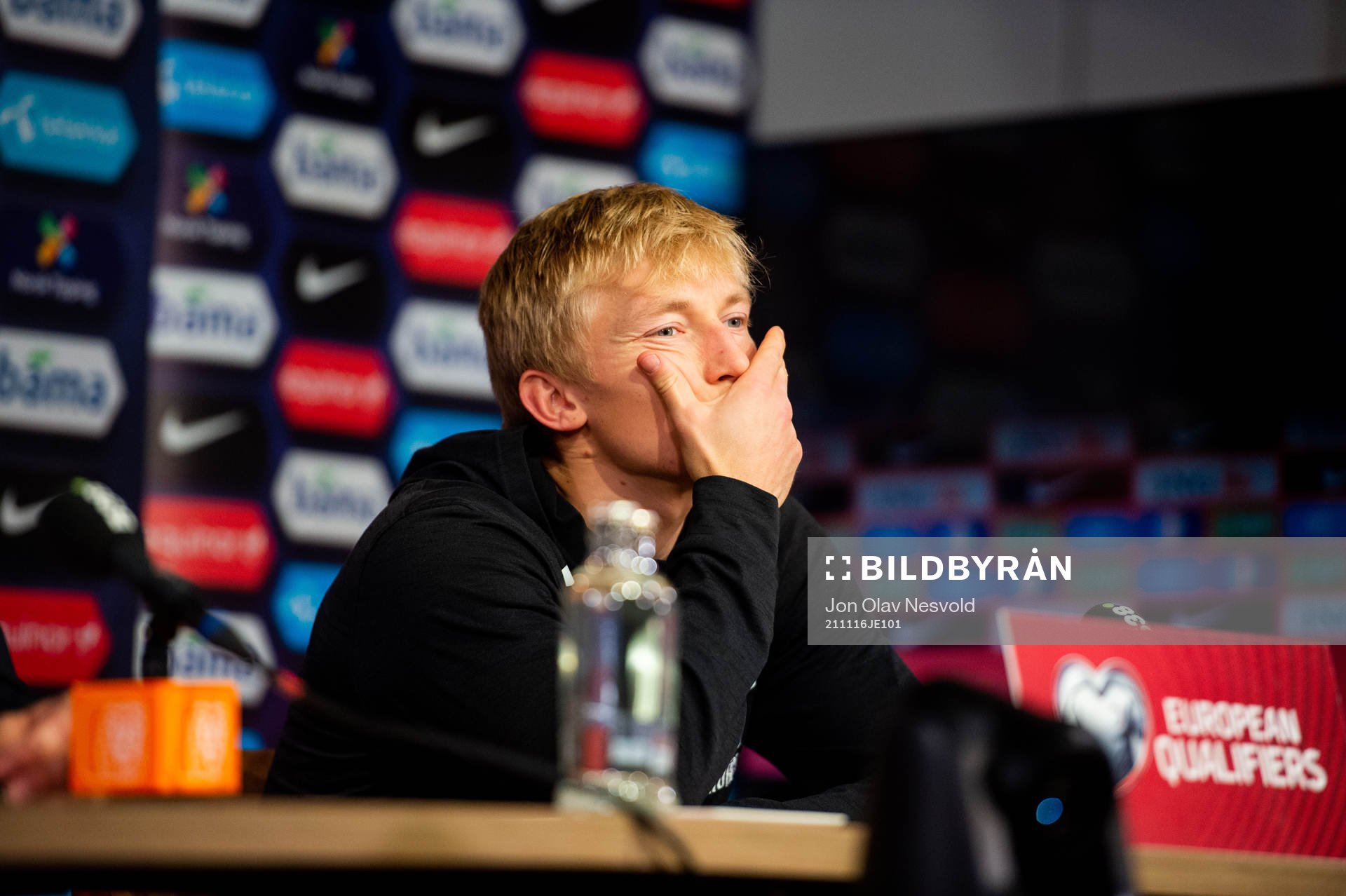 Birger Meling of Norway looks dejected