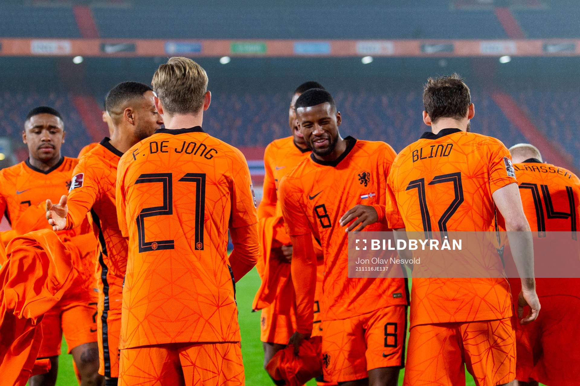 Georginio Wijnaldum of Netherlands