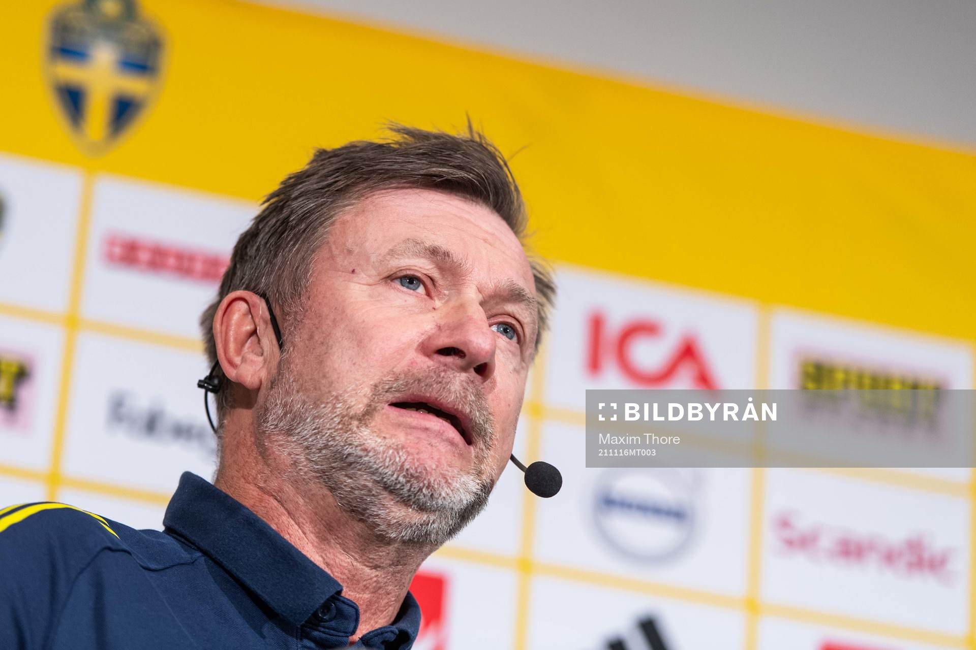 Head coach Peter Gerhardsson of the Swedish women’s