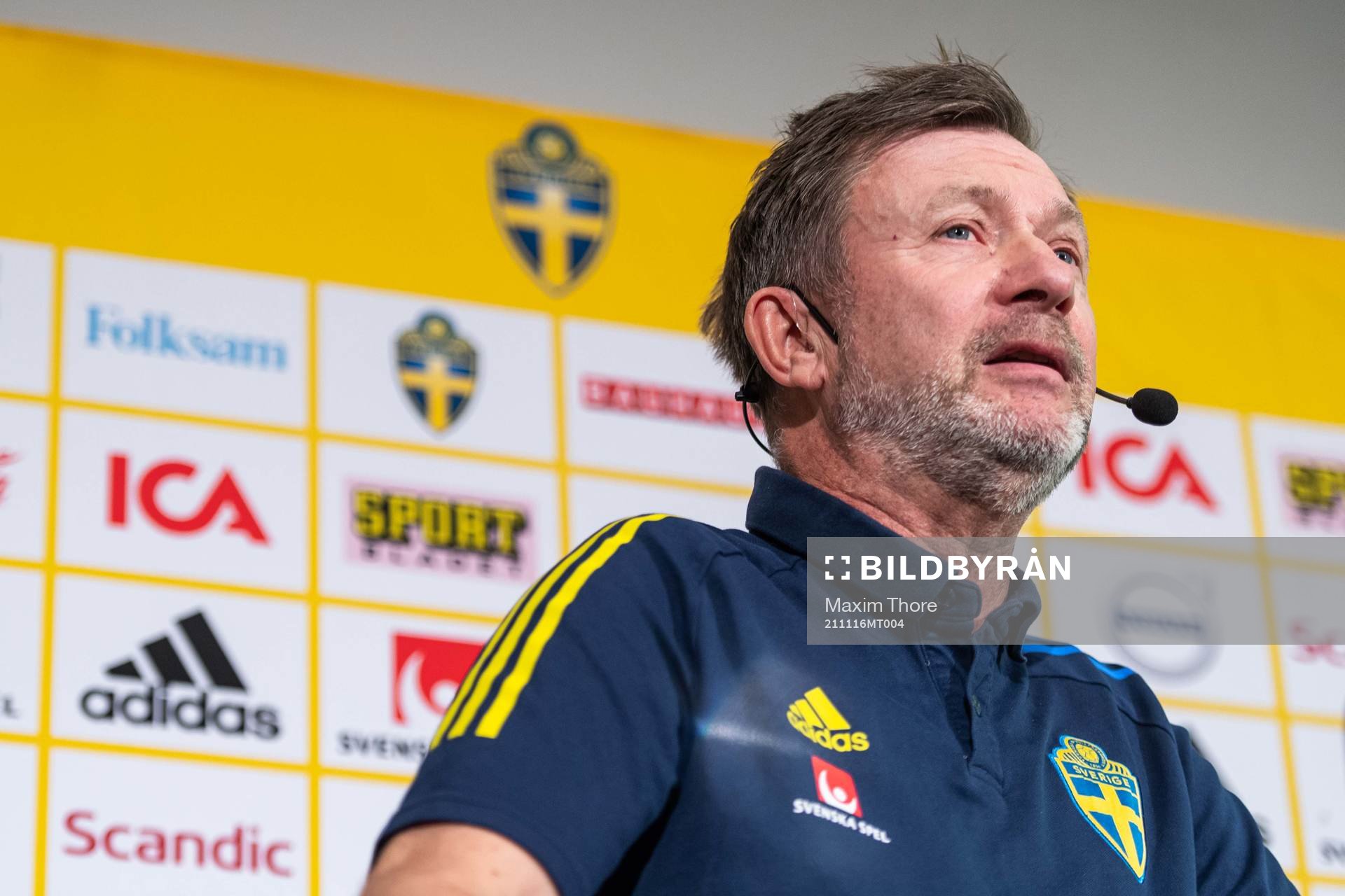 Head coach Peter Gerhardsson of the Swedish women’s
