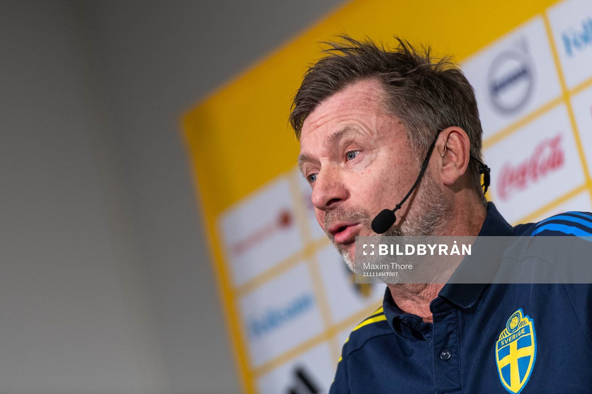 Head coach Peter Gerhardsson of the Swedish women’s