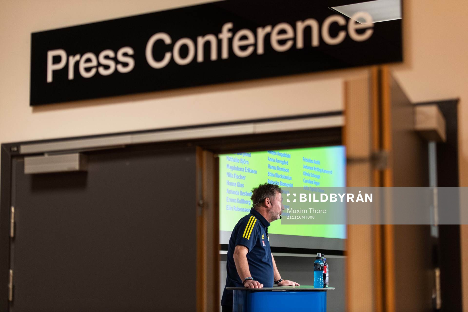 Head coach Peter Gerhardsson of the Swedish women’s