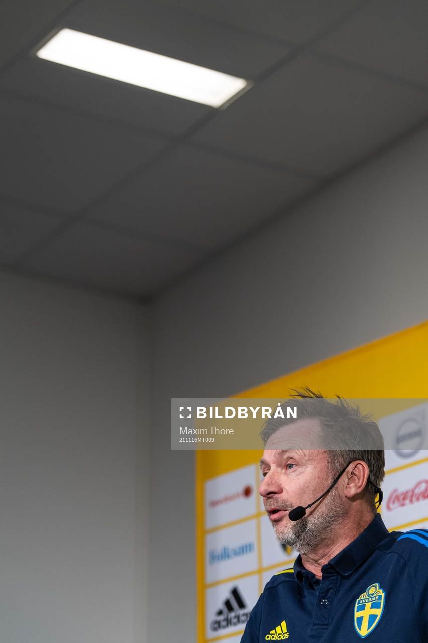 Head coach Peter Gerhardsson of the Swedish women’s