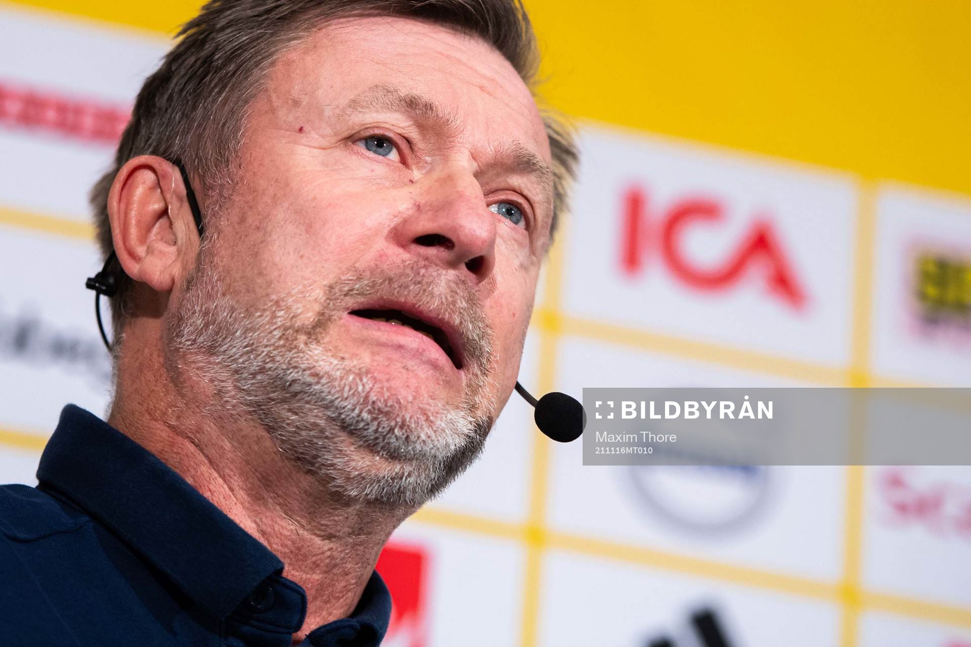 Head coach Peter Gerhardsson of the Swedish women’s
