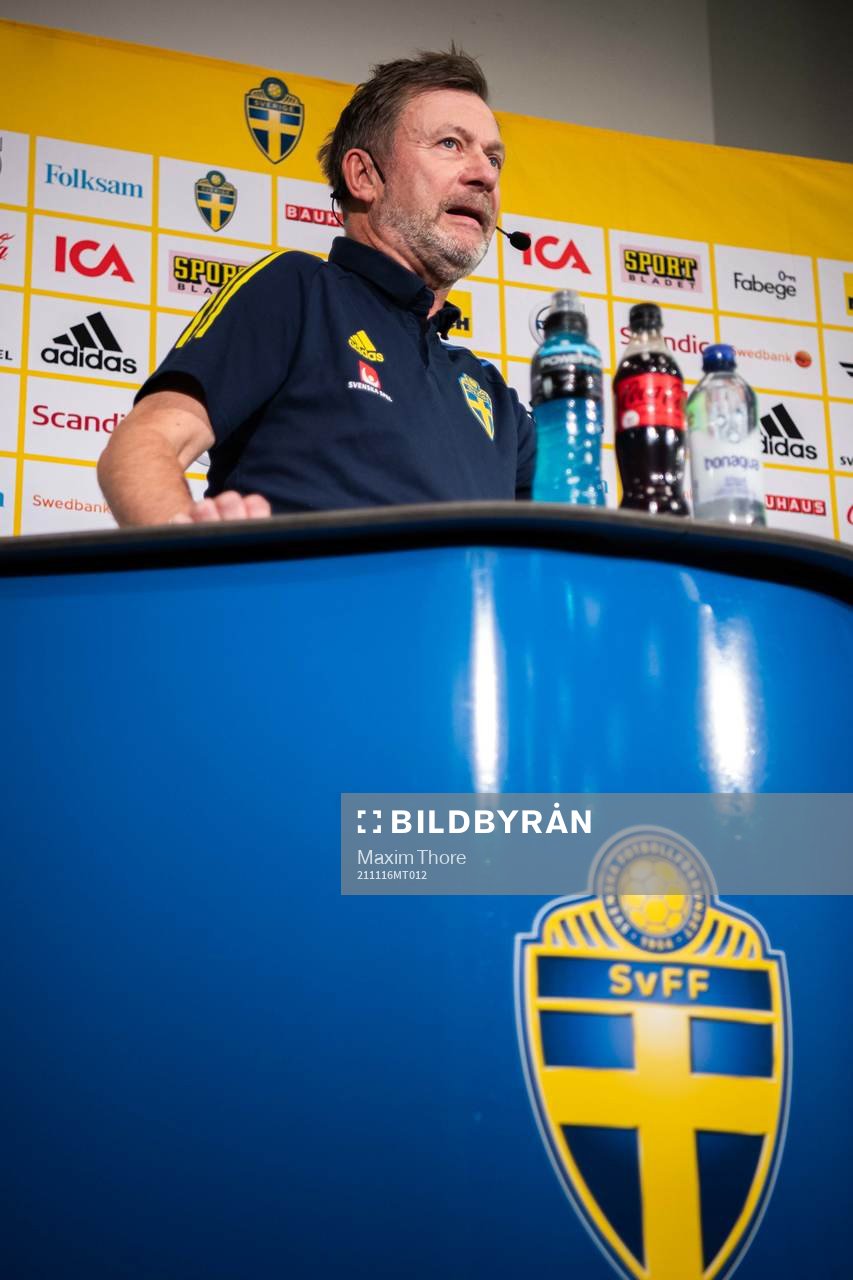 Head coach Peter Gerhardsson of the Swedish women’s
