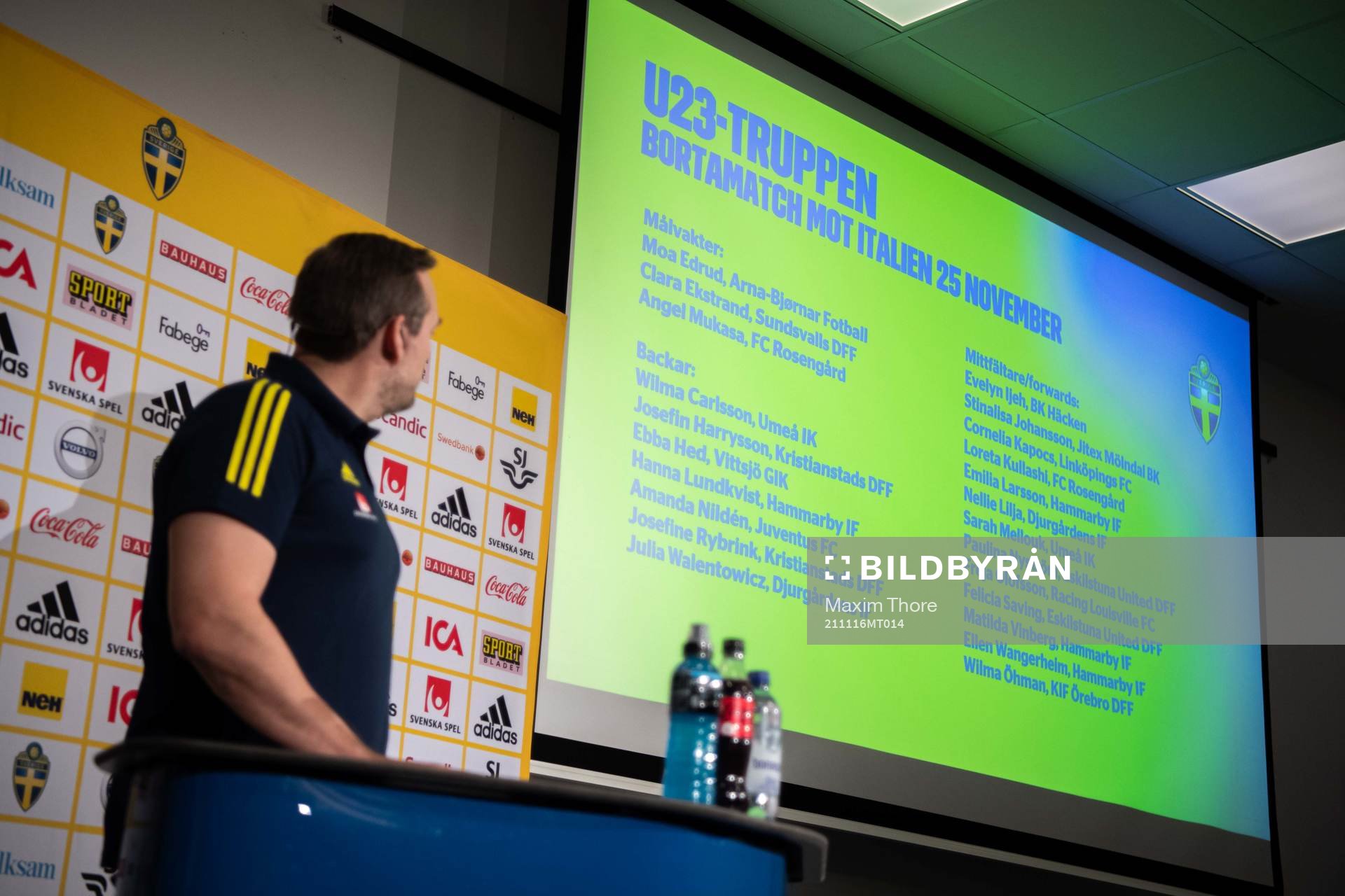 Head coach Martin Möller of the Swedish women’s U23