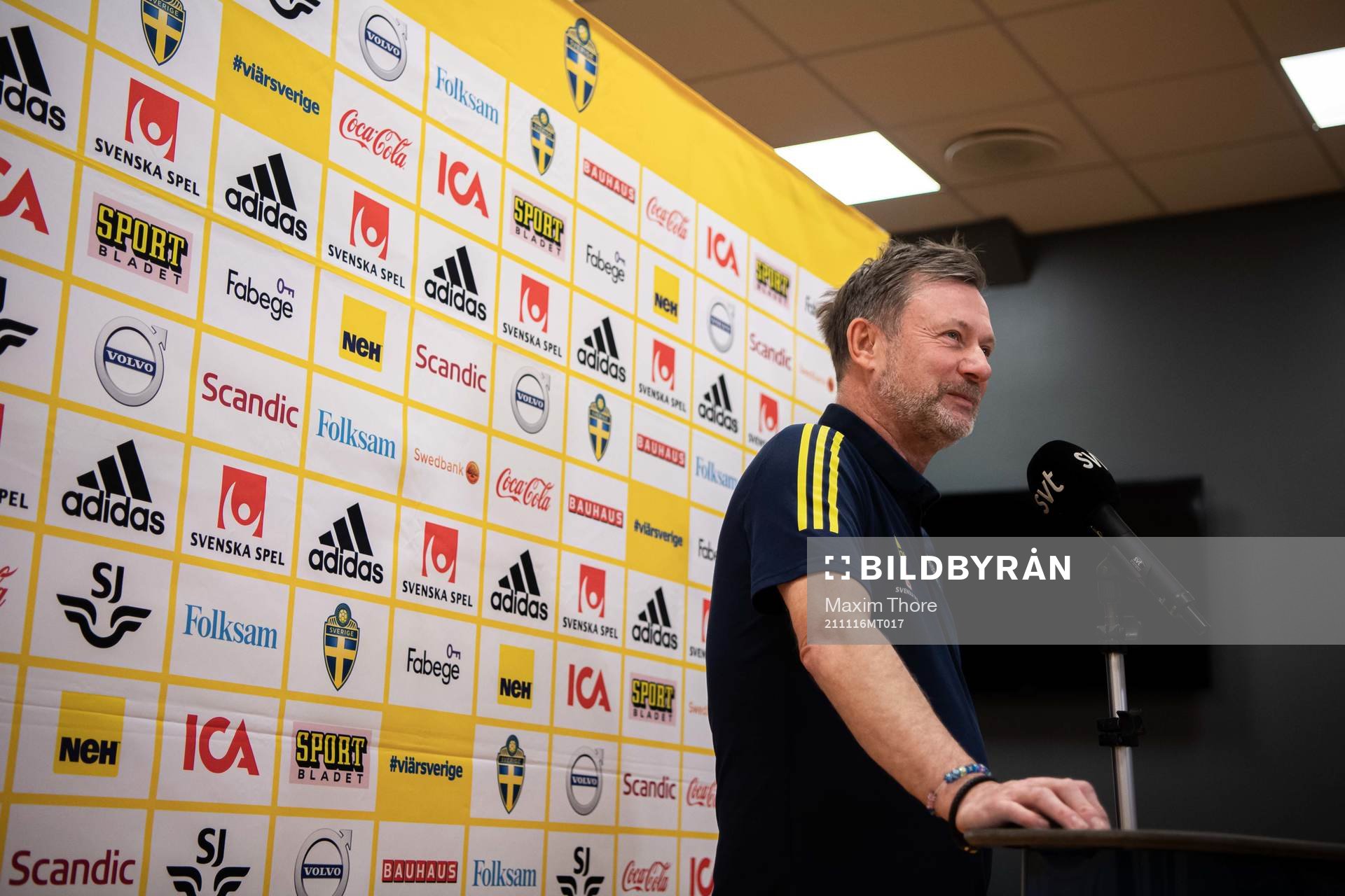 Head coach Peter Gerhardsson of the Swedish women’s