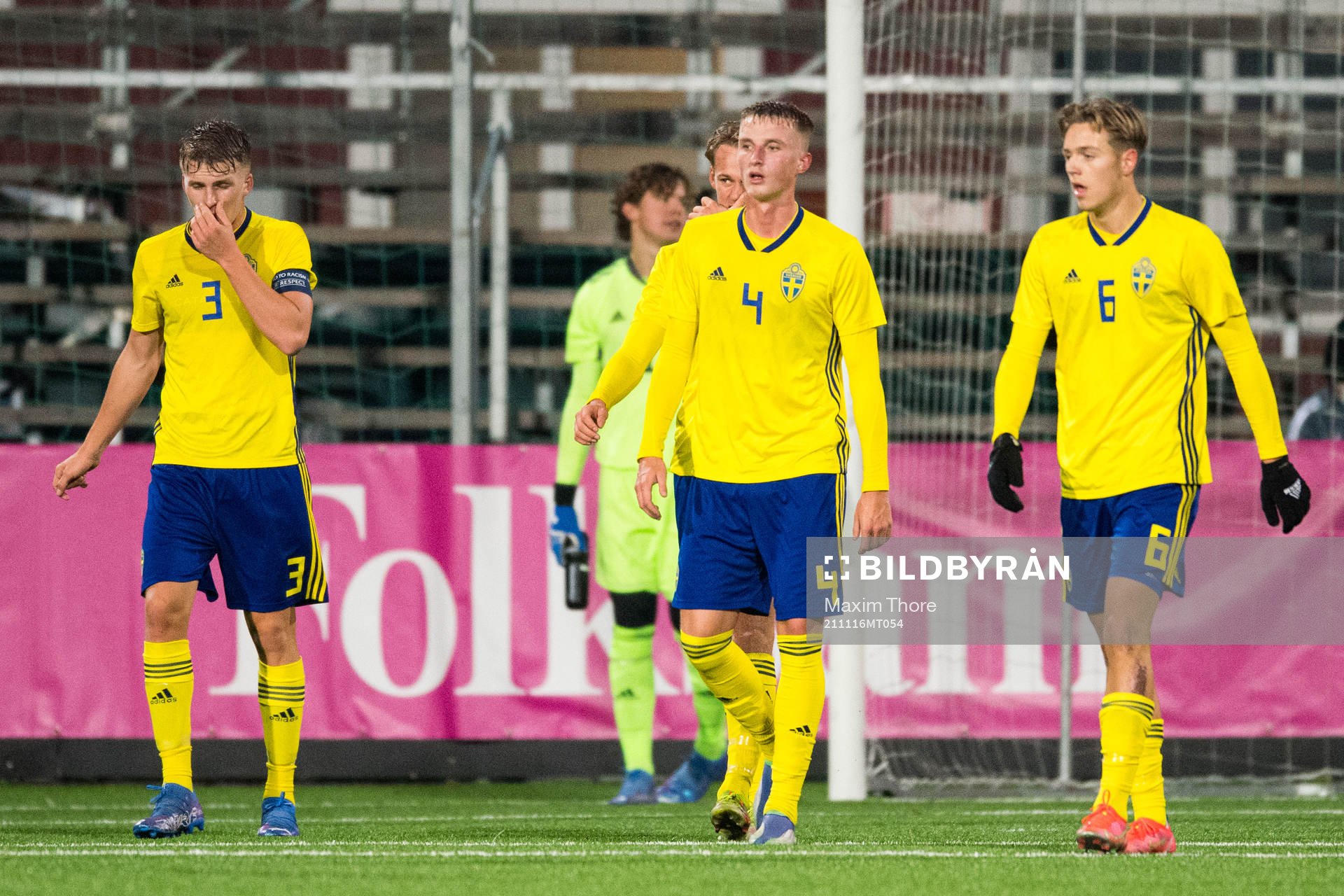 Casper Widell, Elias Olsson and Ludvig Nåvik of Sweden