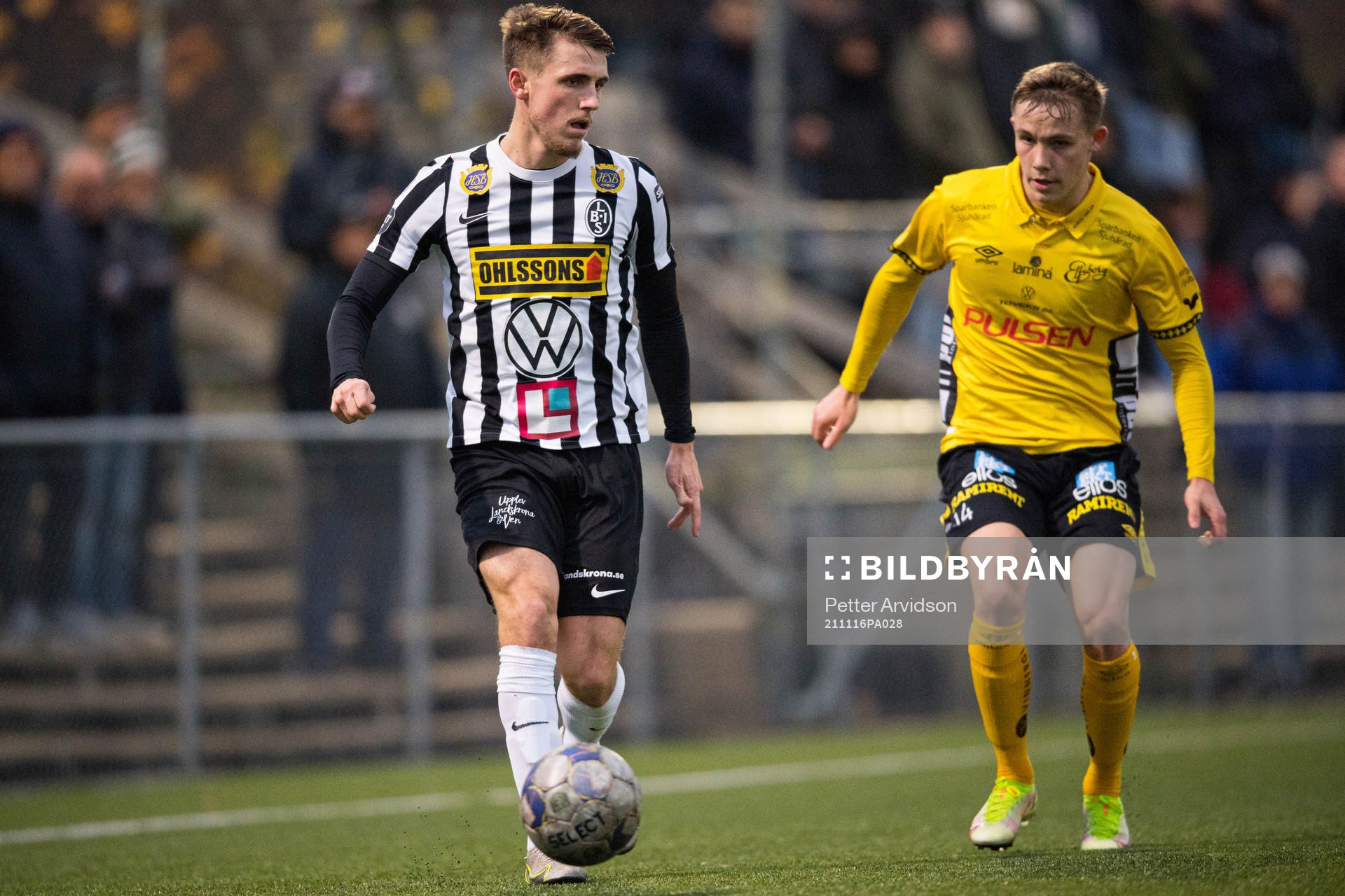 Landskronas Hampus Ferhm och Elfsborgs Jacob Ondrejka