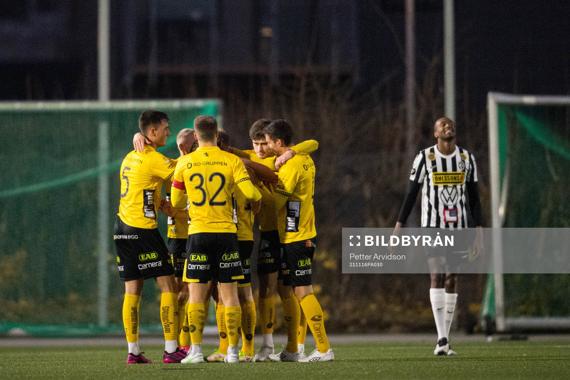 Elfsborgs spelare jublar