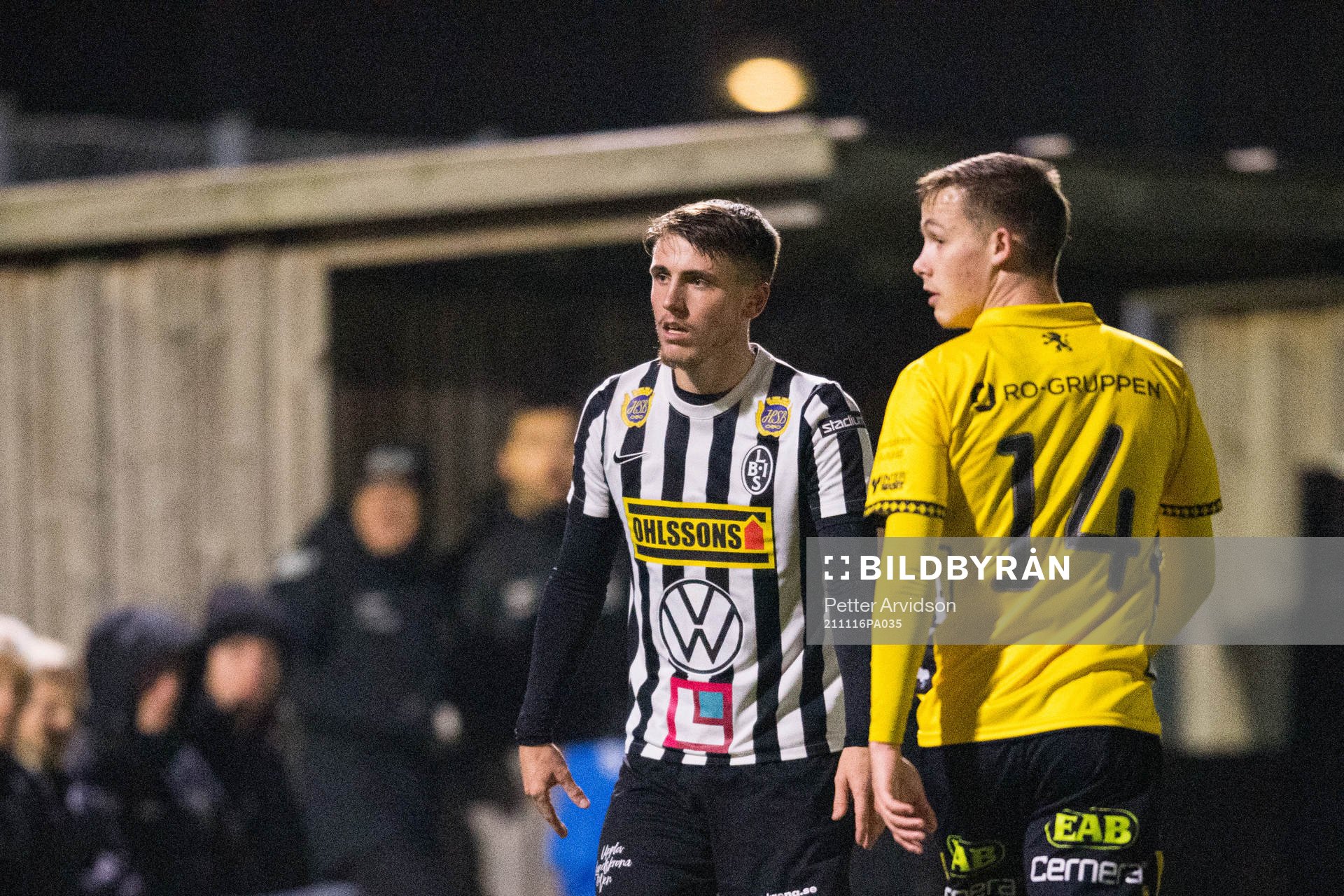 Landskronas Hampus Ferhm och Elfsborgs Jacob Ondrejka