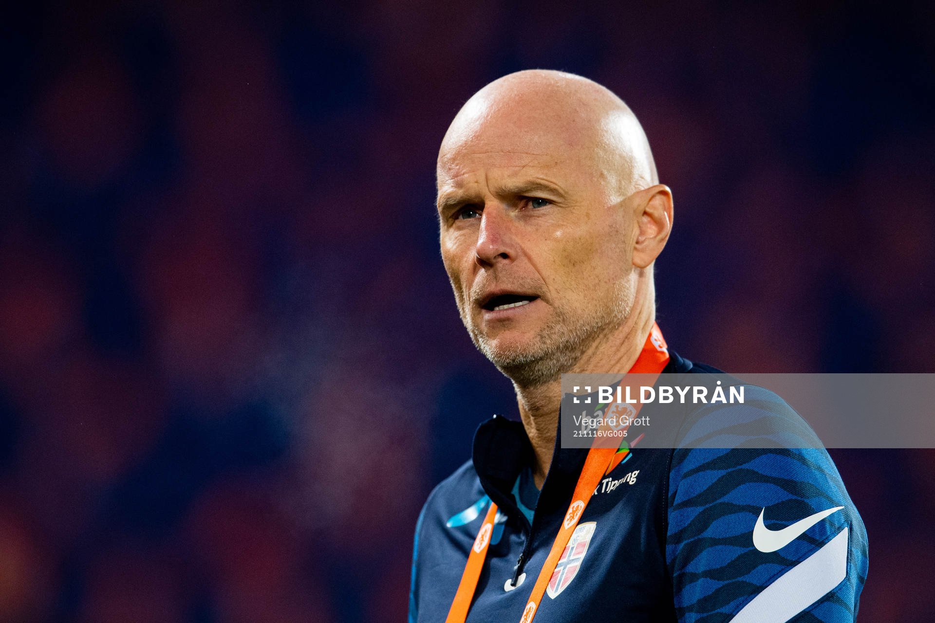 Ståle Solbakken, head coach of Norway