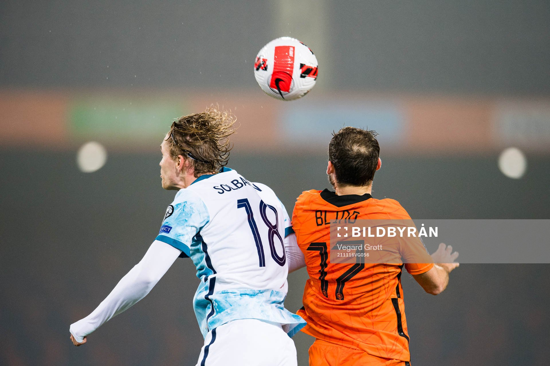 Ola Solbakken of Norway and Daley Blind of Netherlands