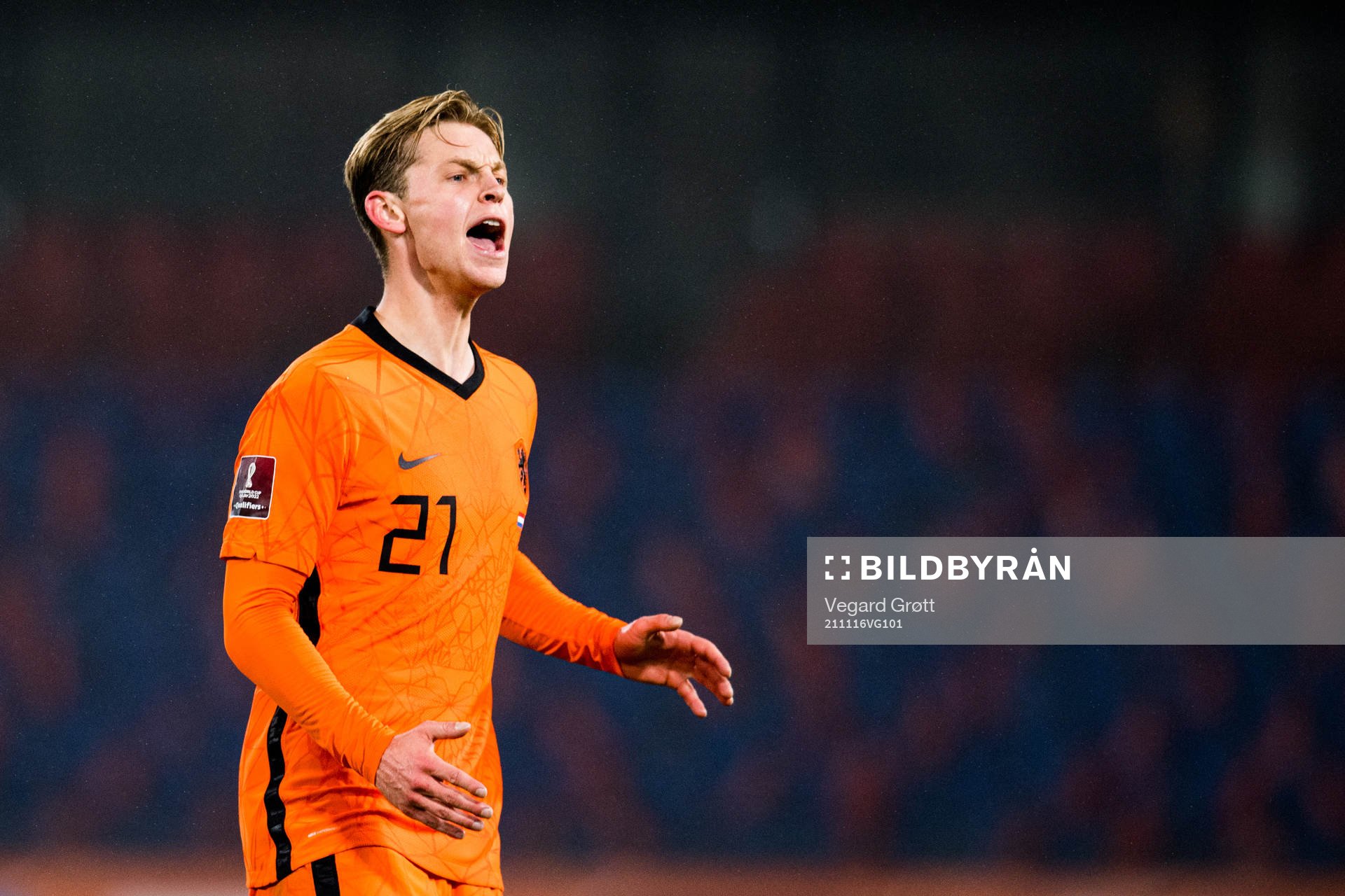 Frenkie de Jong of Netherlands