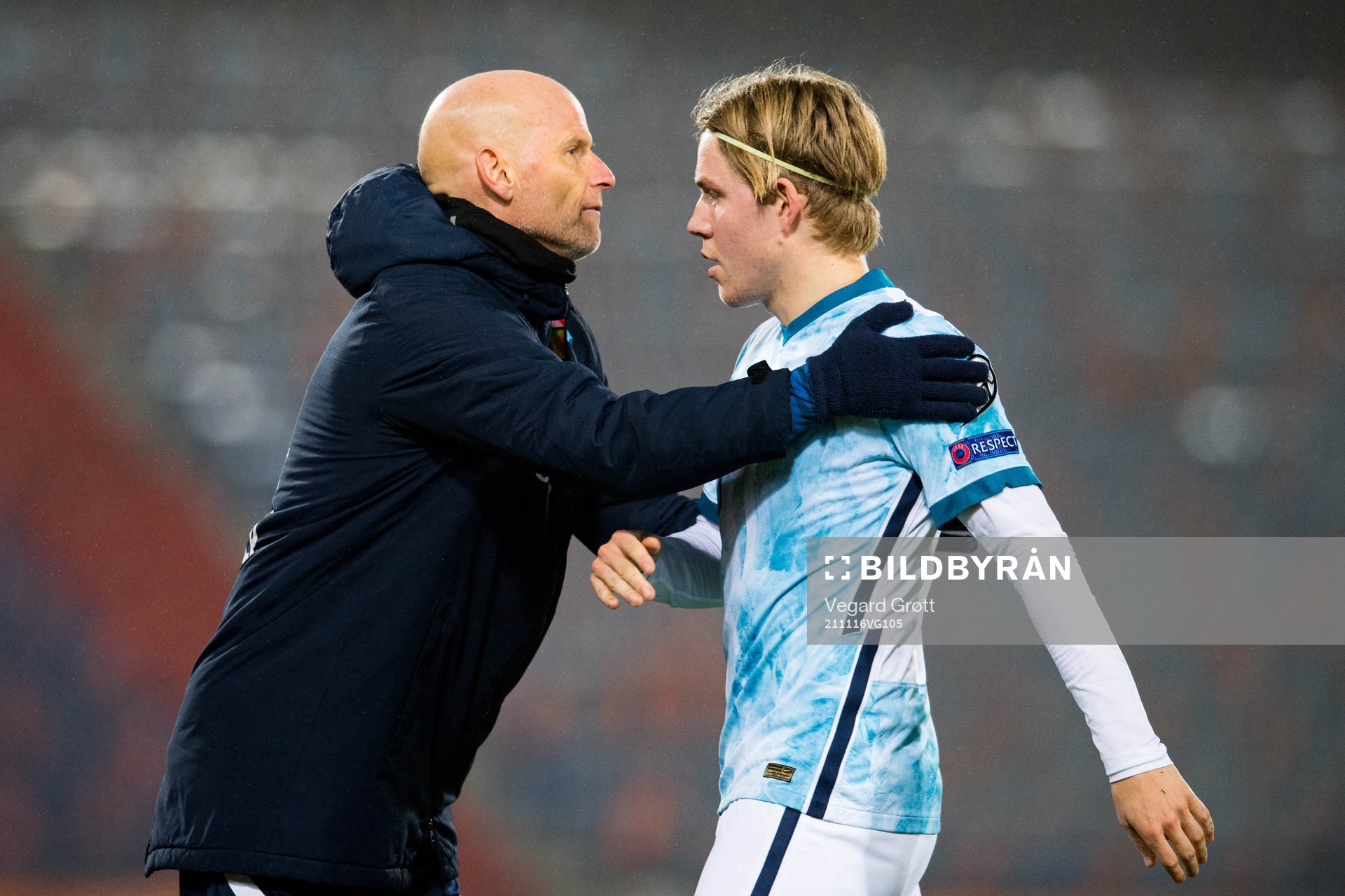 Ståle Solbakken, head coach of Norway and Jens Petter
