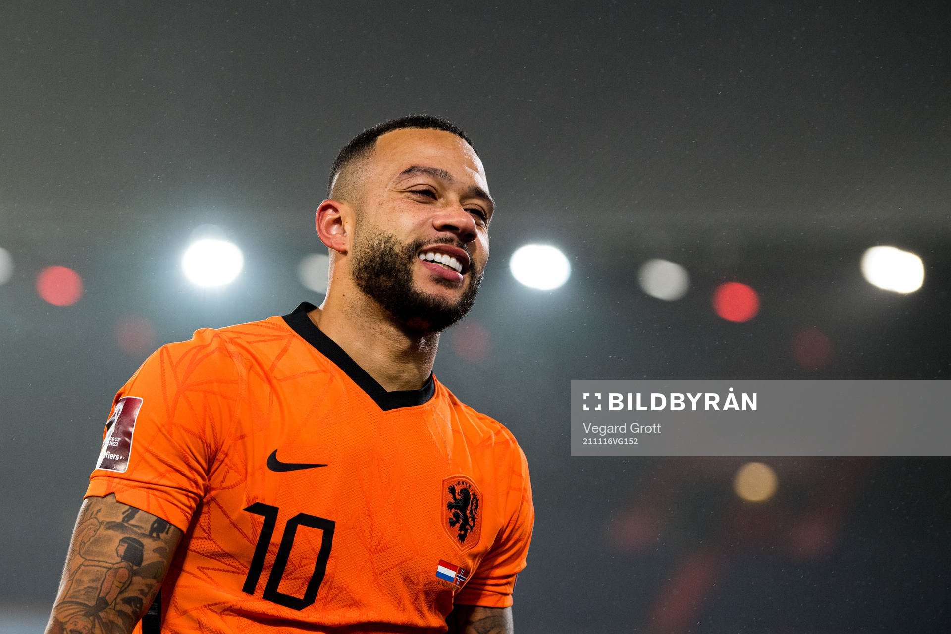 Memphis Depay of Netherlands