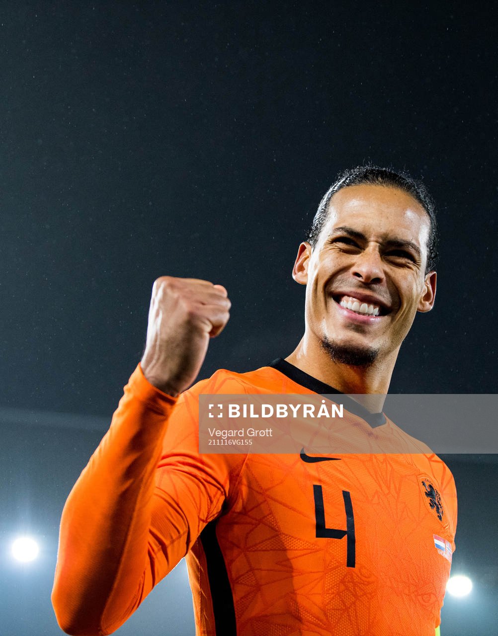 Virgil van Dijk of Netherlands celebrates