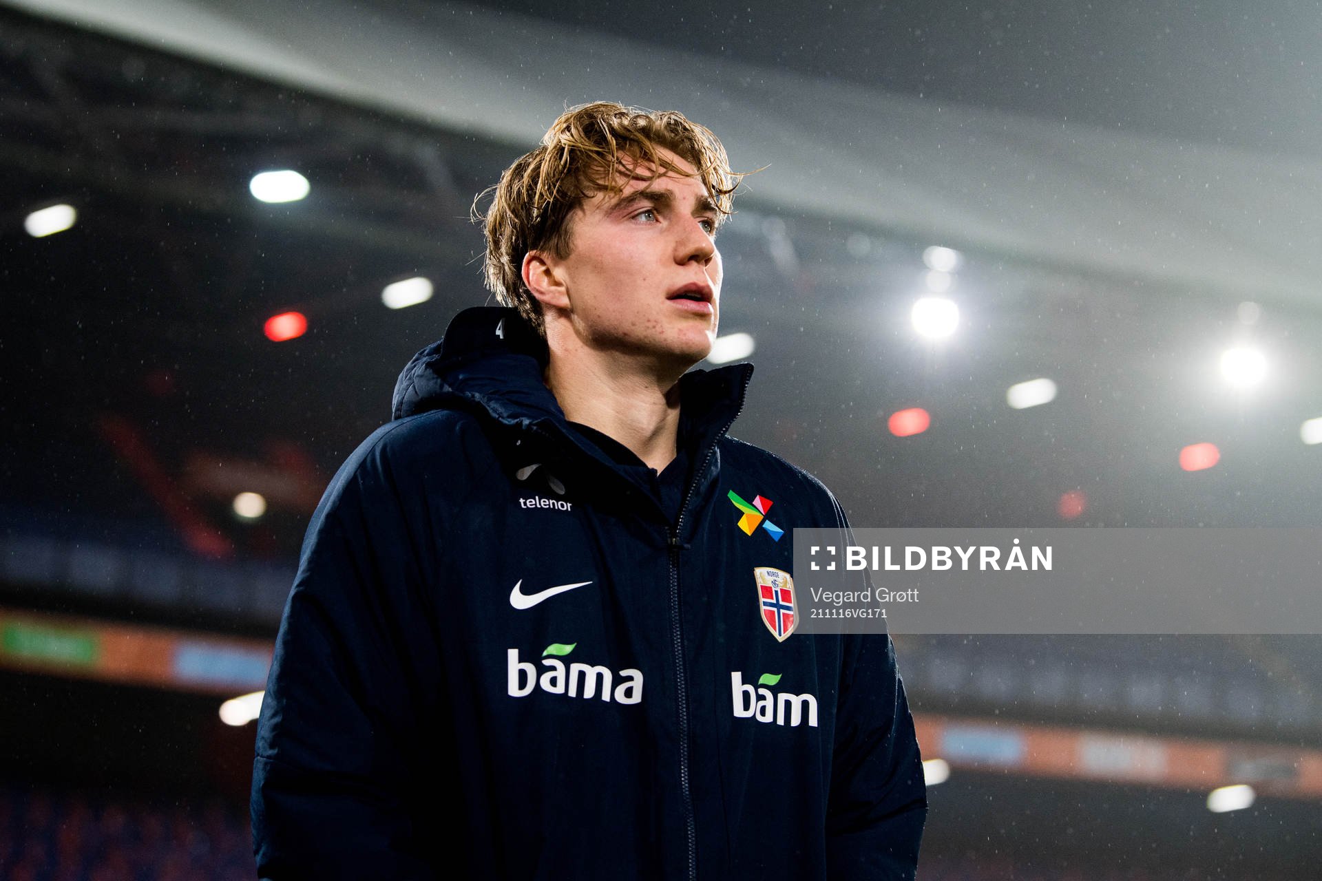 Kristian Thorstvedt of Norway looks dejected