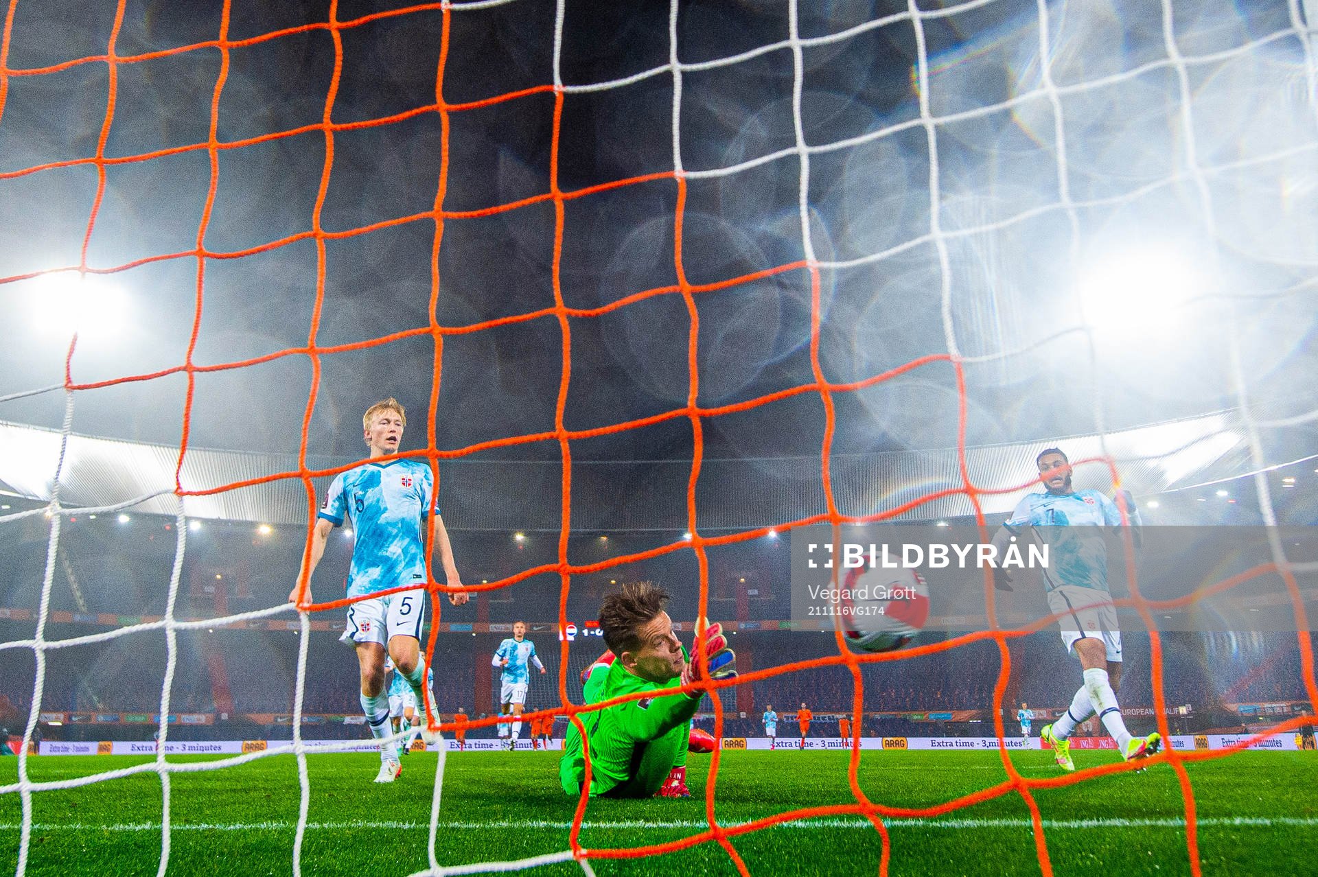 Birger Meling, goalkeeper Ørjan Håskjold Nyland and