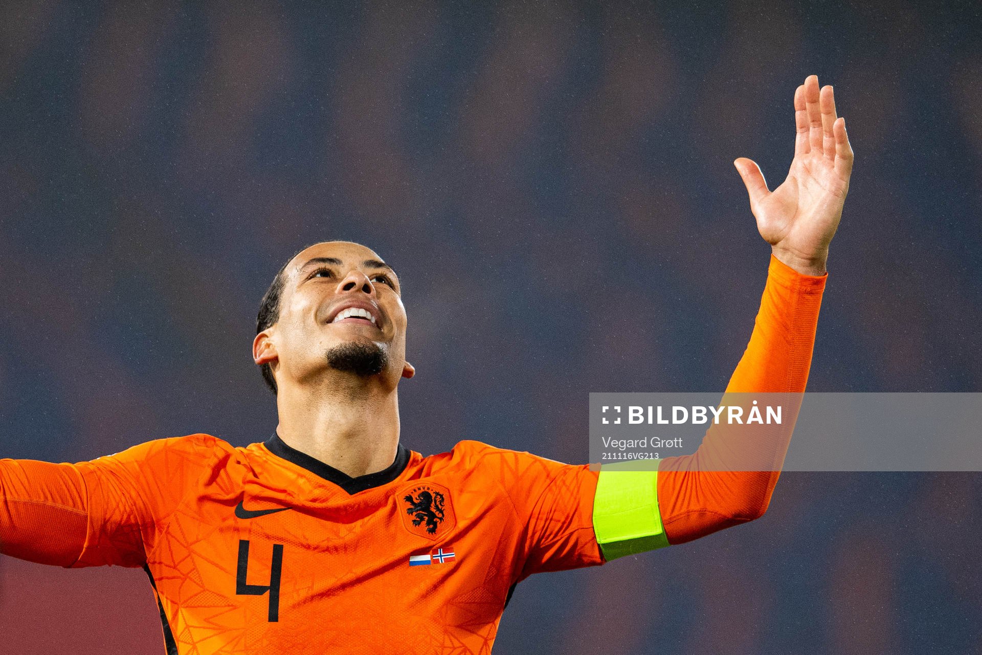Virgil van Dijk of Netherlands celebrates