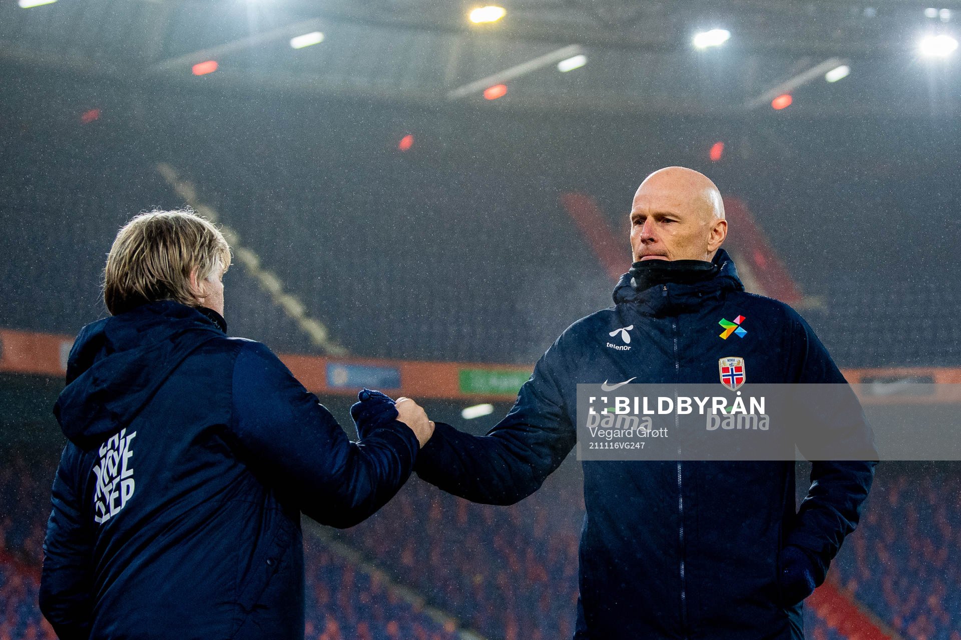Kent Bergersen, assistant coach, and Ståle Solbakken, head
