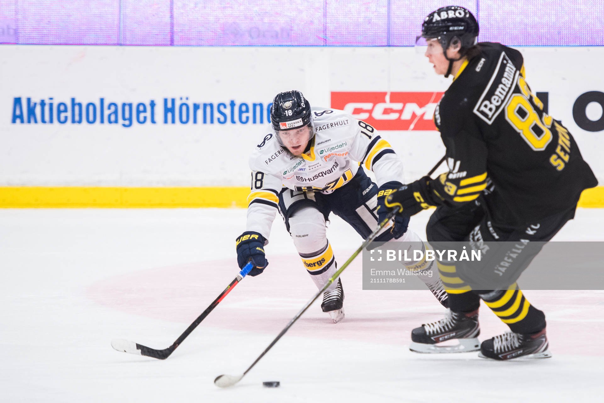 s Zion Nybeck och AIK:s Malte Setkov