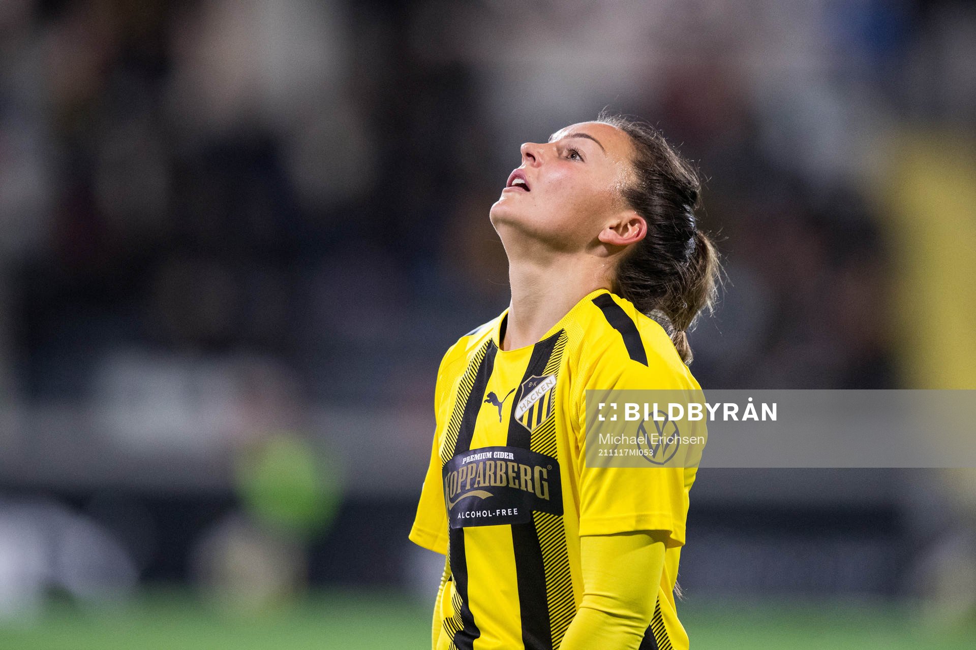 Johanna Rytting Kaneryd of Häcken looks dejected