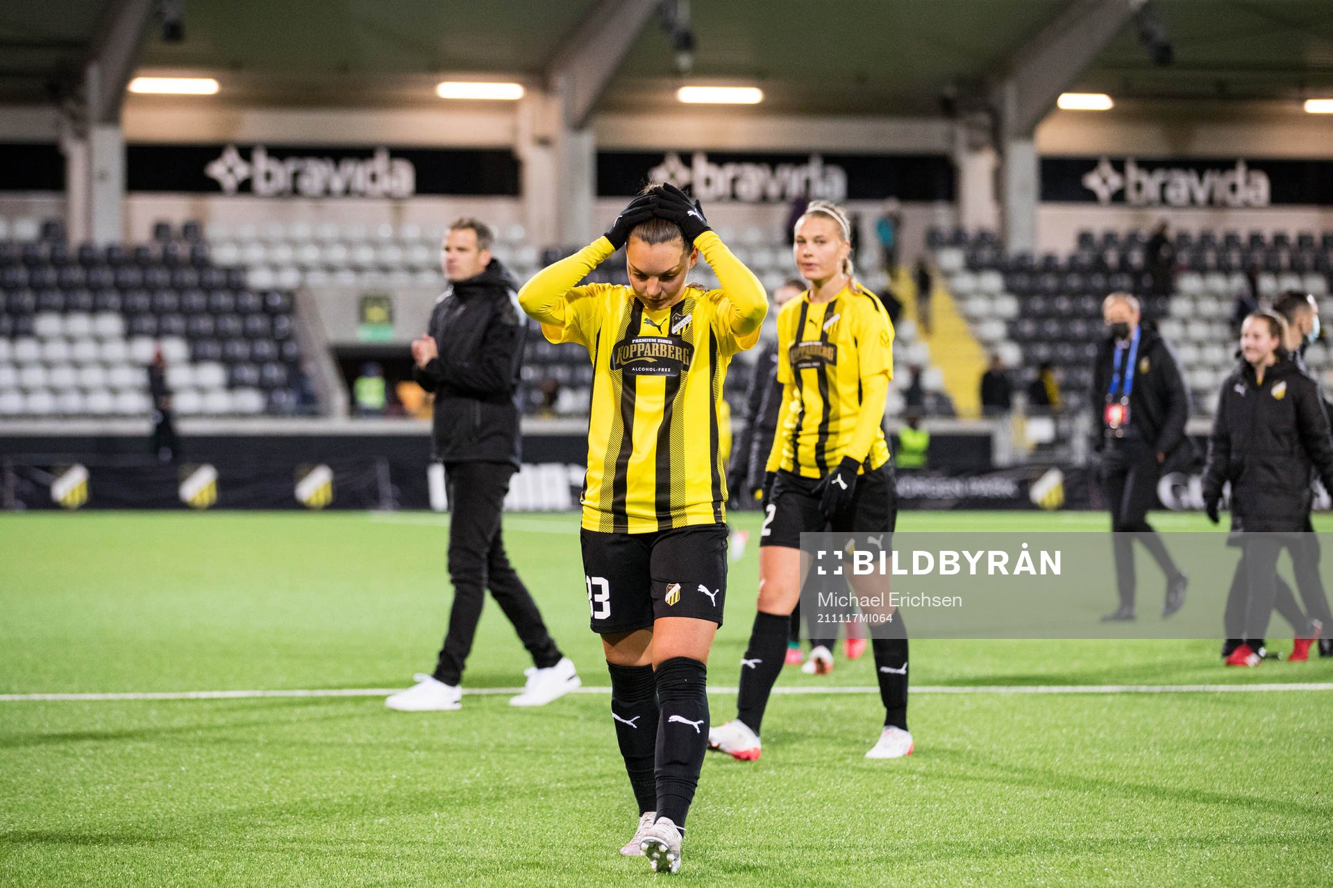 Johanna Rytting Kaneryd of Häcken looks dejected