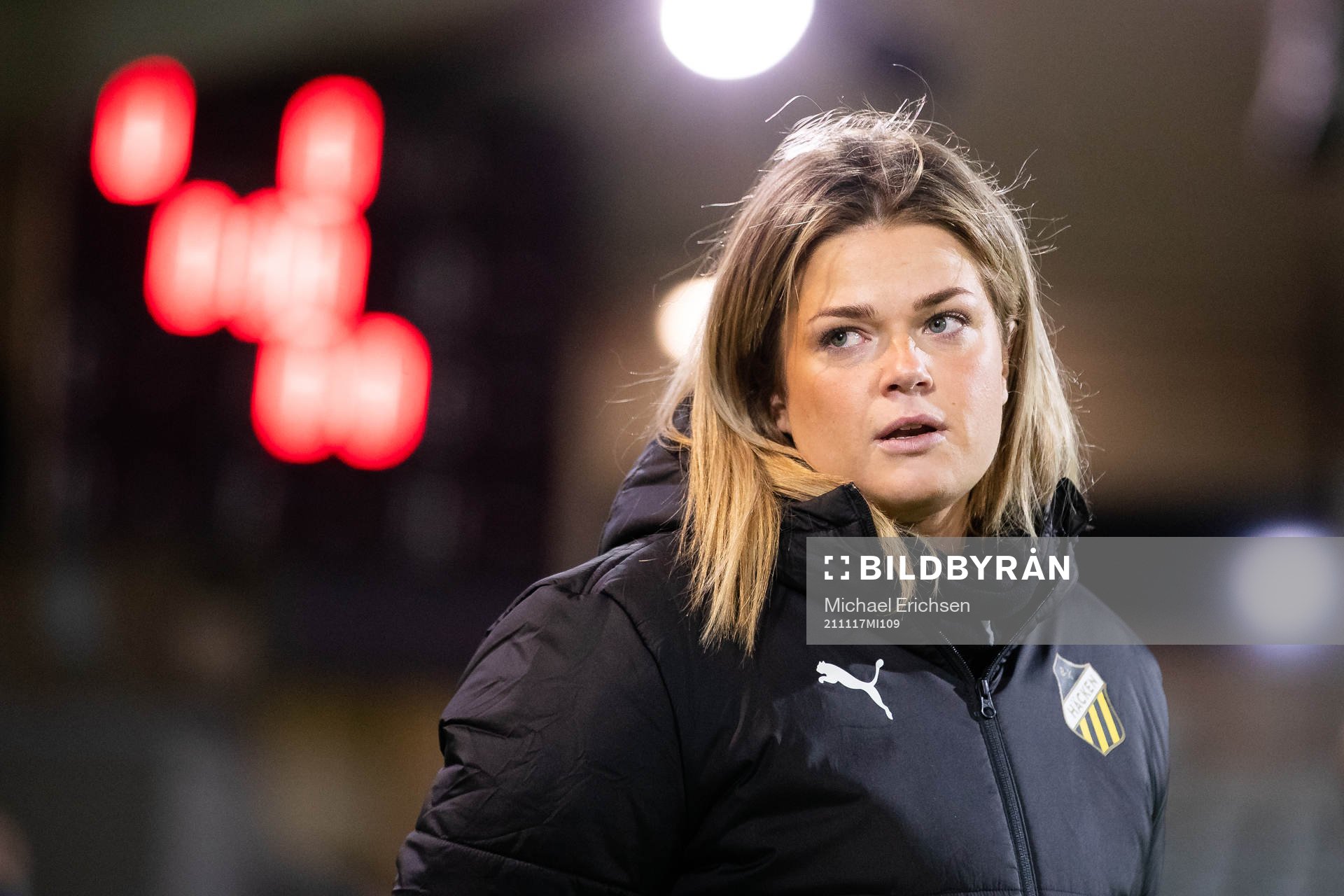 Assistant coach Erika Faith of Häcken