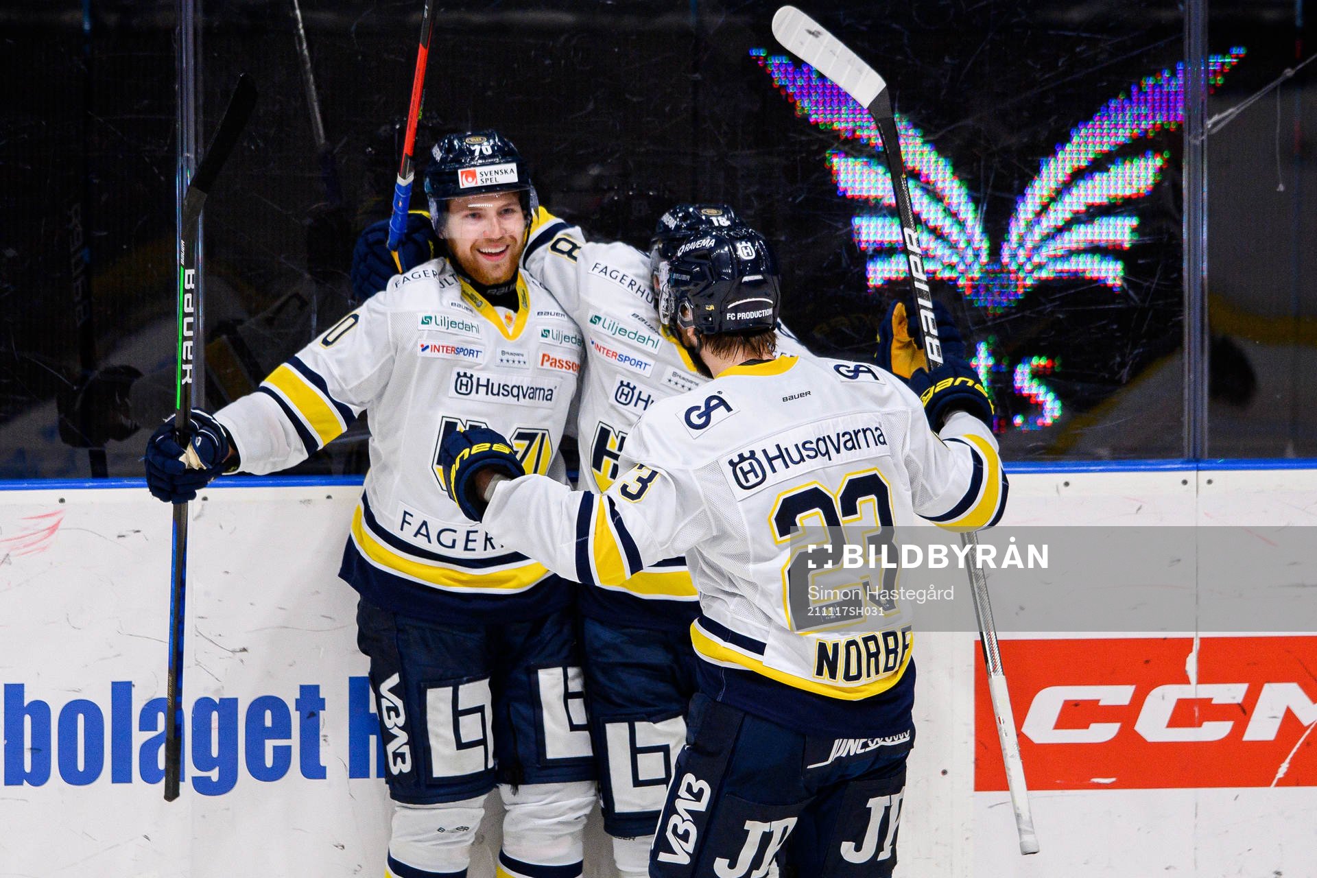 s Marcus Davidsson jublar