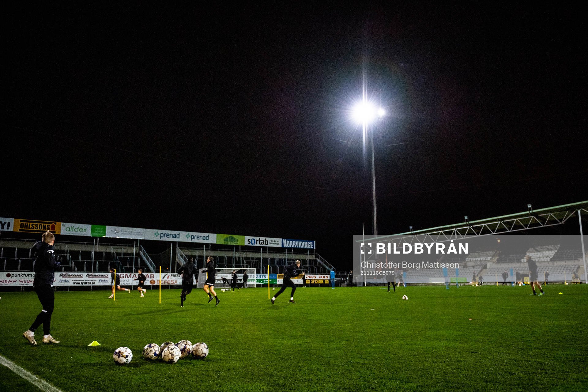 Interiör vy över Landskrona IP
