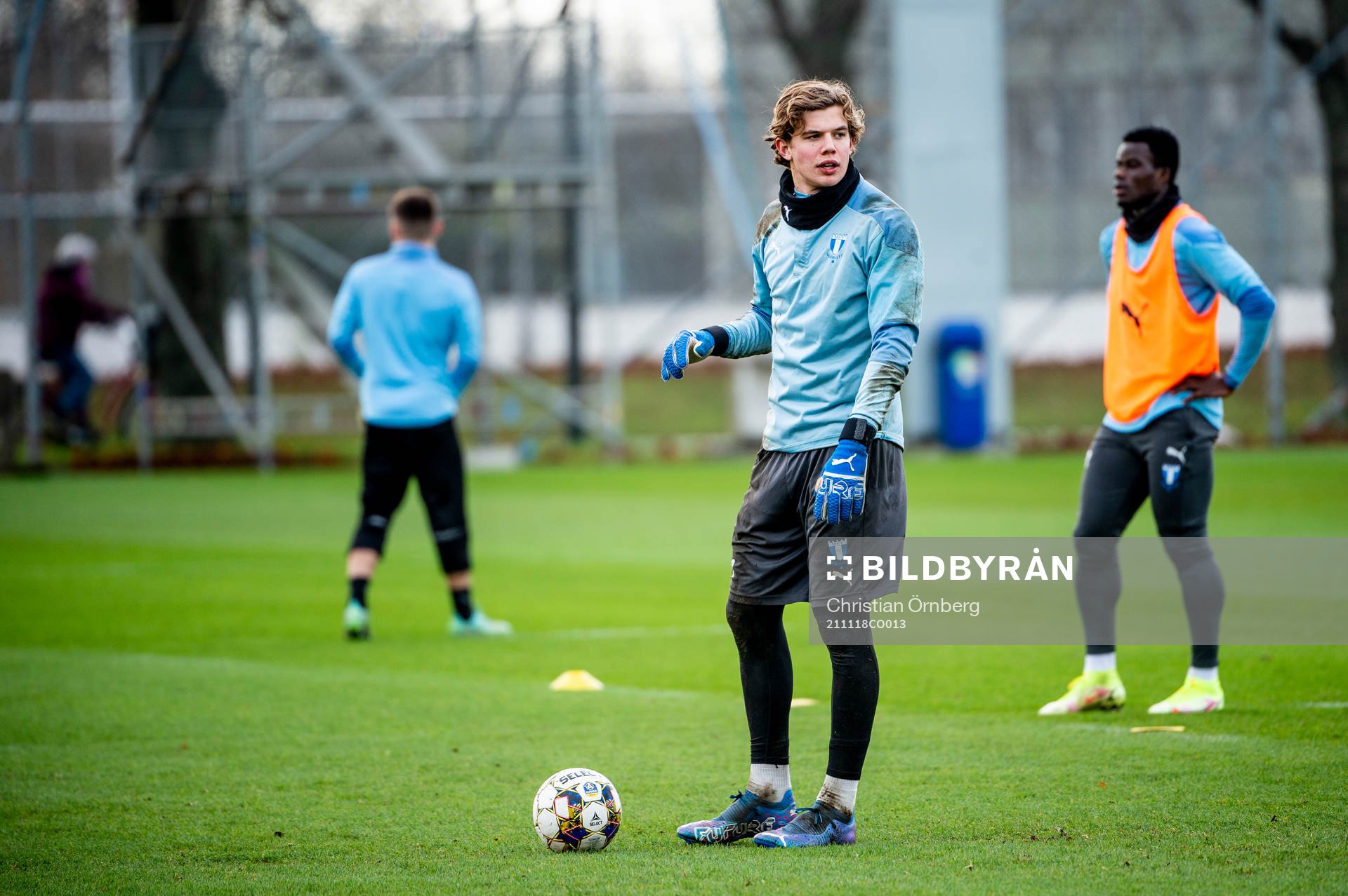 under en träning med Malmö FF