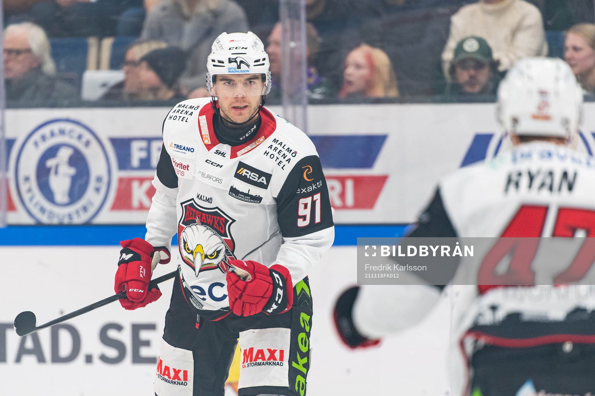 Malmö Redhawks Magnus Pääjärvi jublar