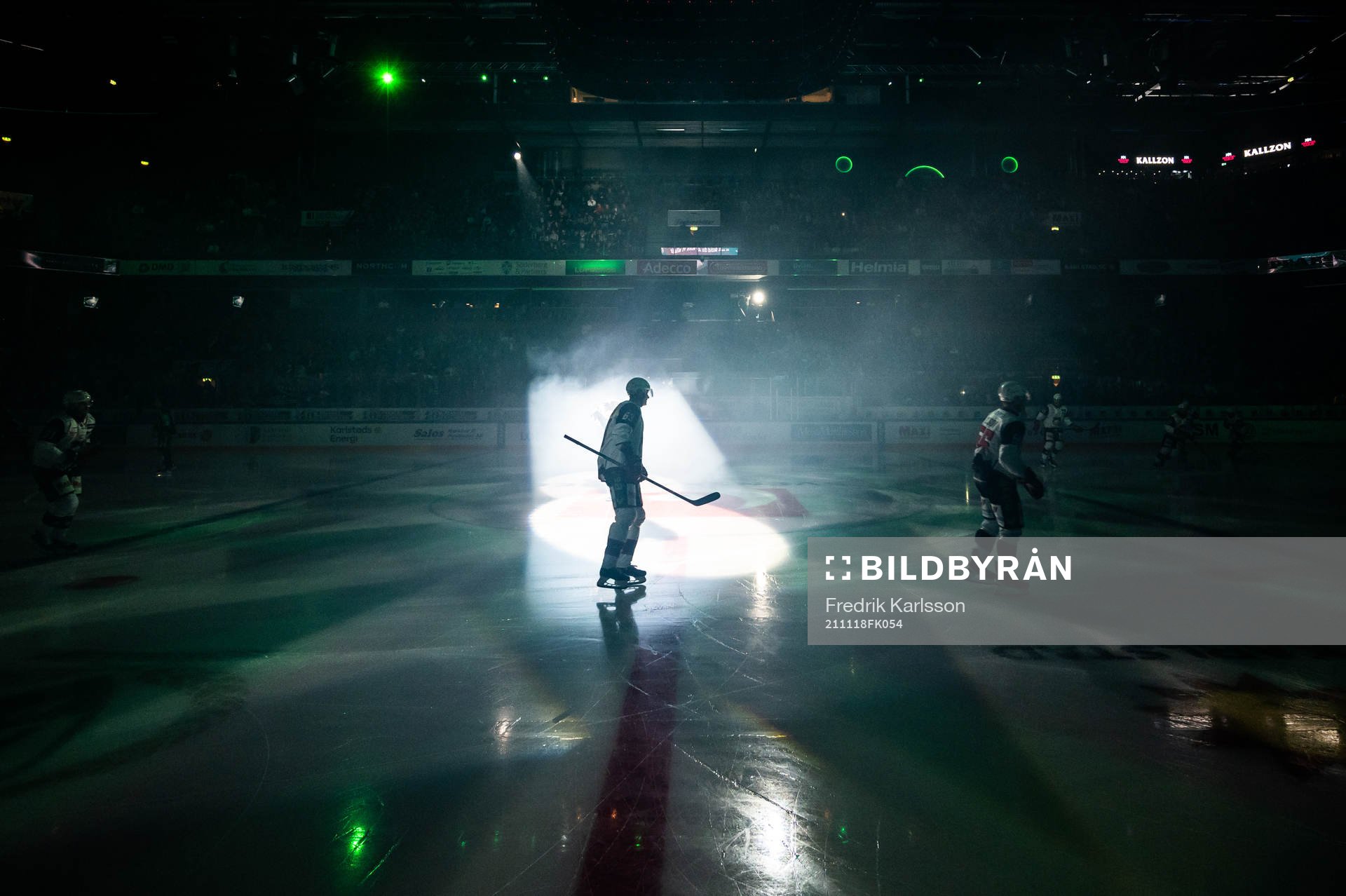 En Malmö Redhawks spelare på isen