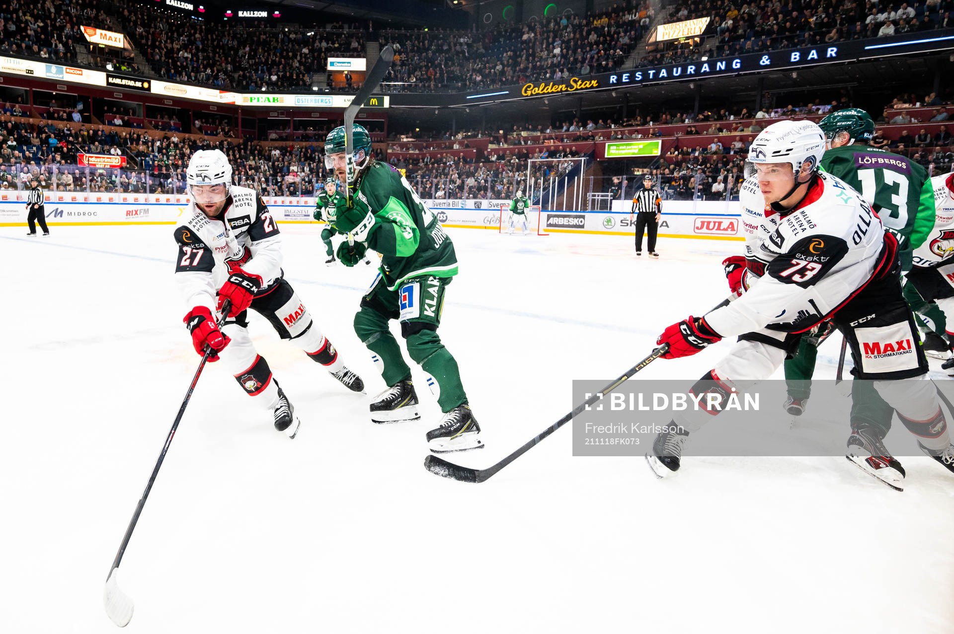 Malmö Redhawks Ponthus Westerholm, Färjestads Linus