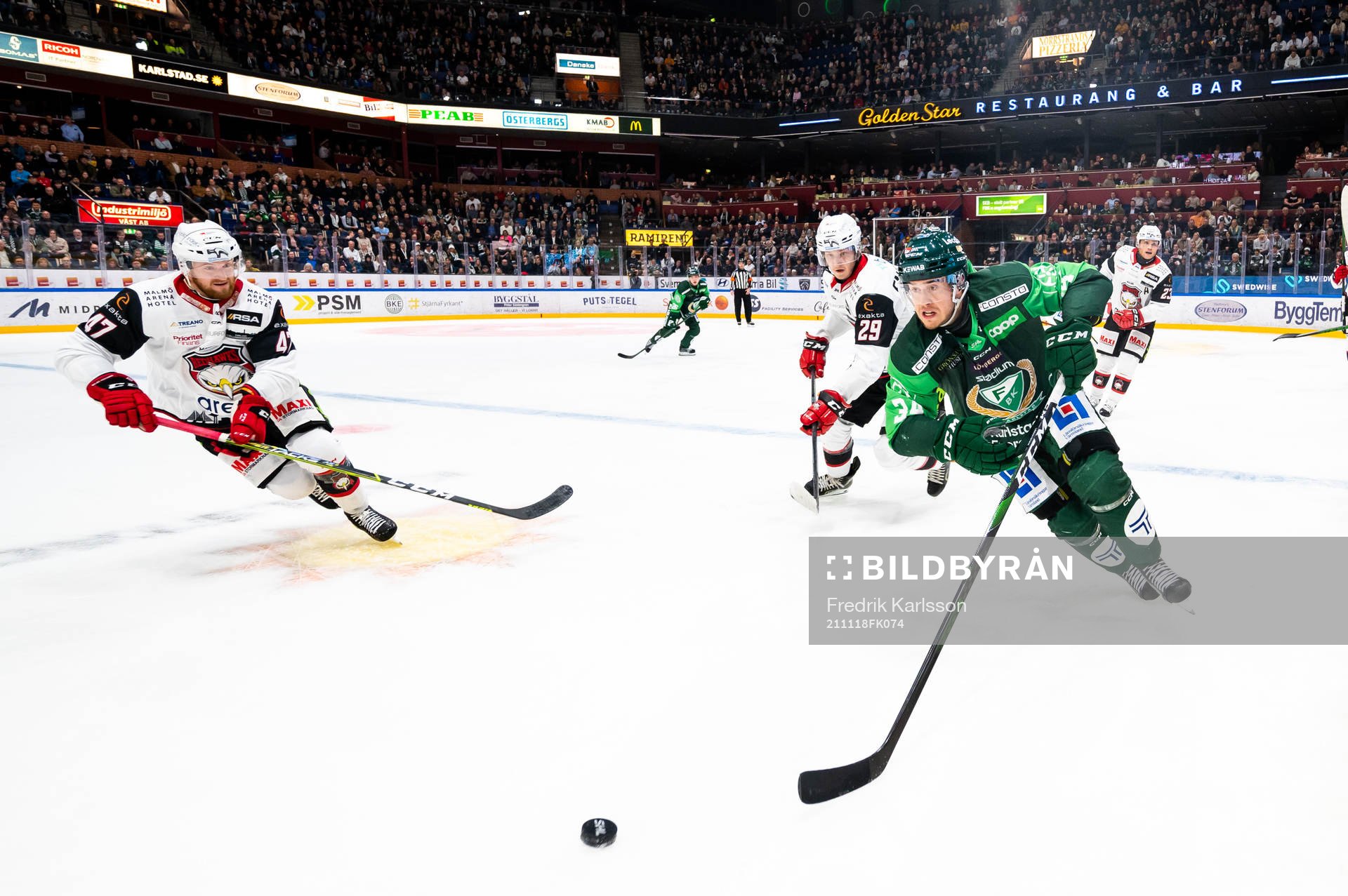 Malmö Redhawks Joakim Ryan och Eric Engstrand